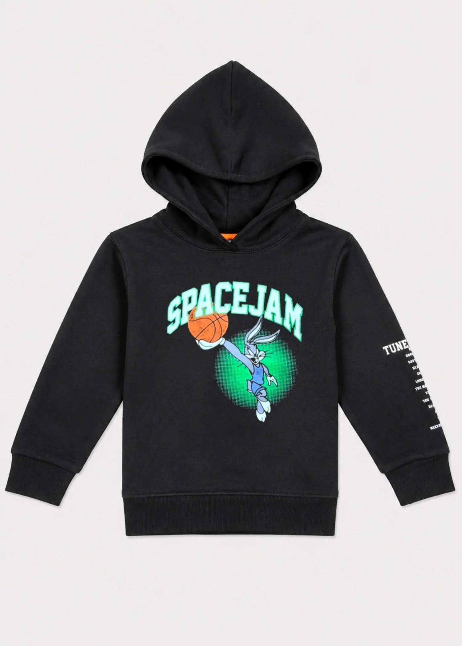 fleece Hoodie in Black