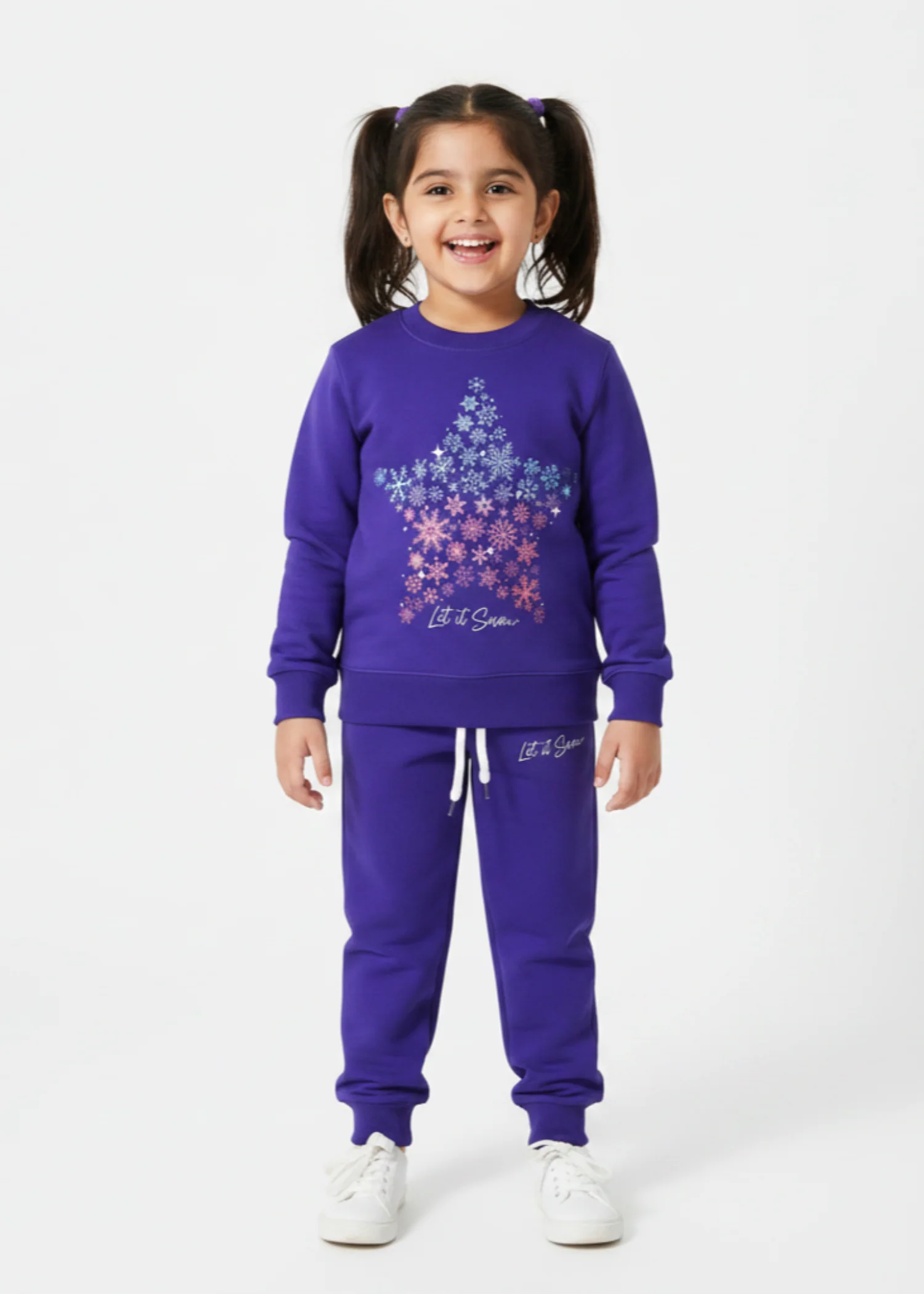 fleece Tracksuit in Royal purple