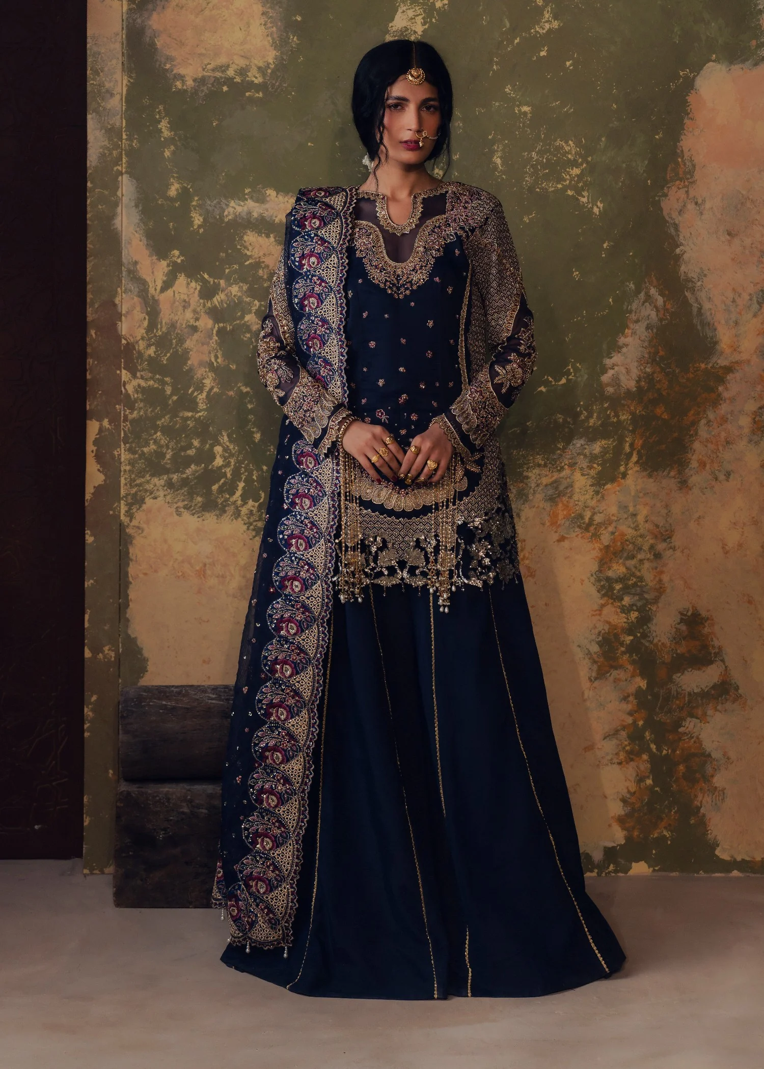organza Unstitched in Midnight