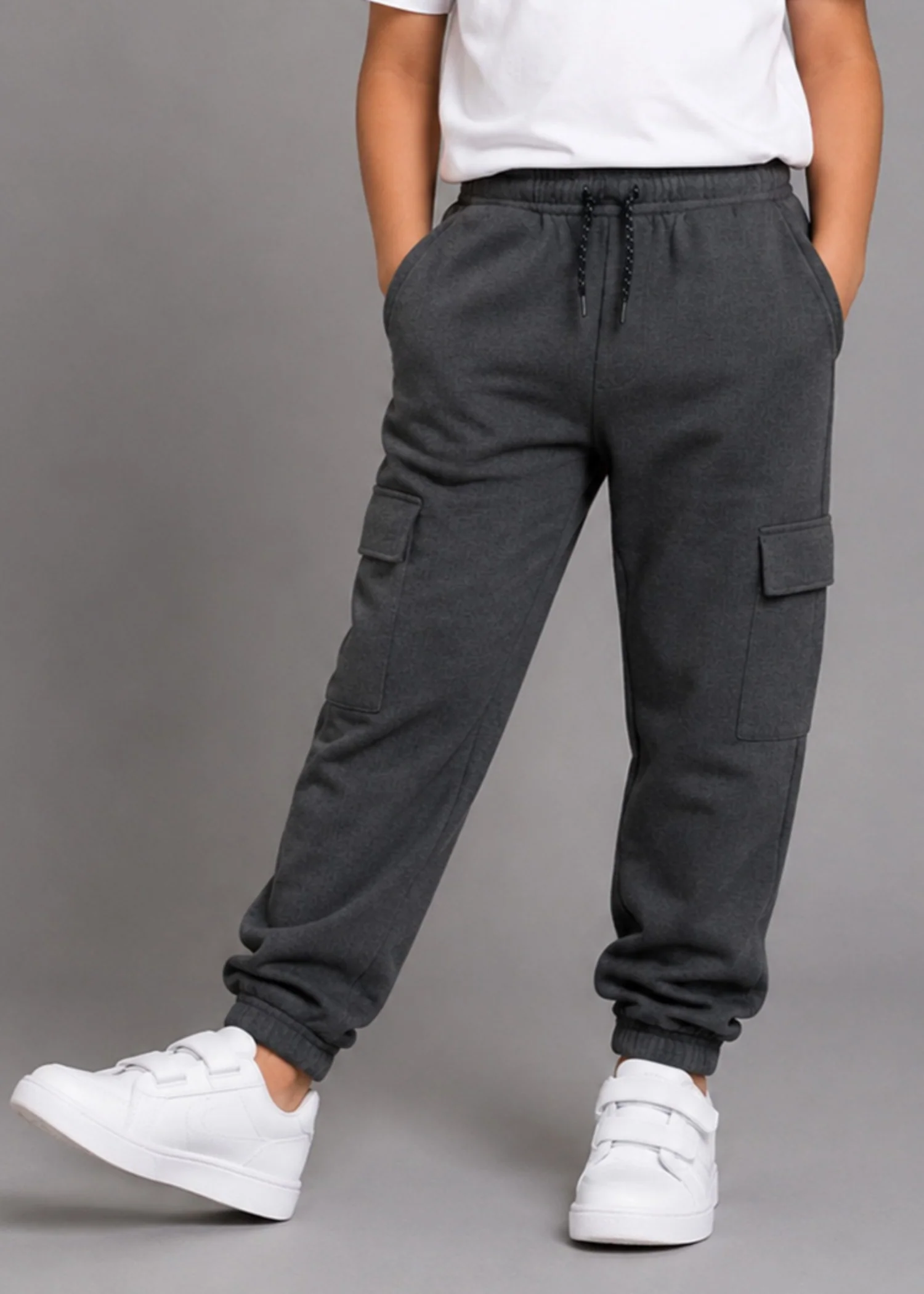 fleece Trousers in Graphite