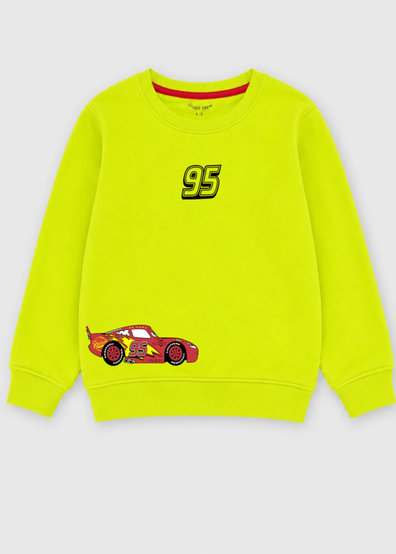 fleece Sweatshirt in Key lime