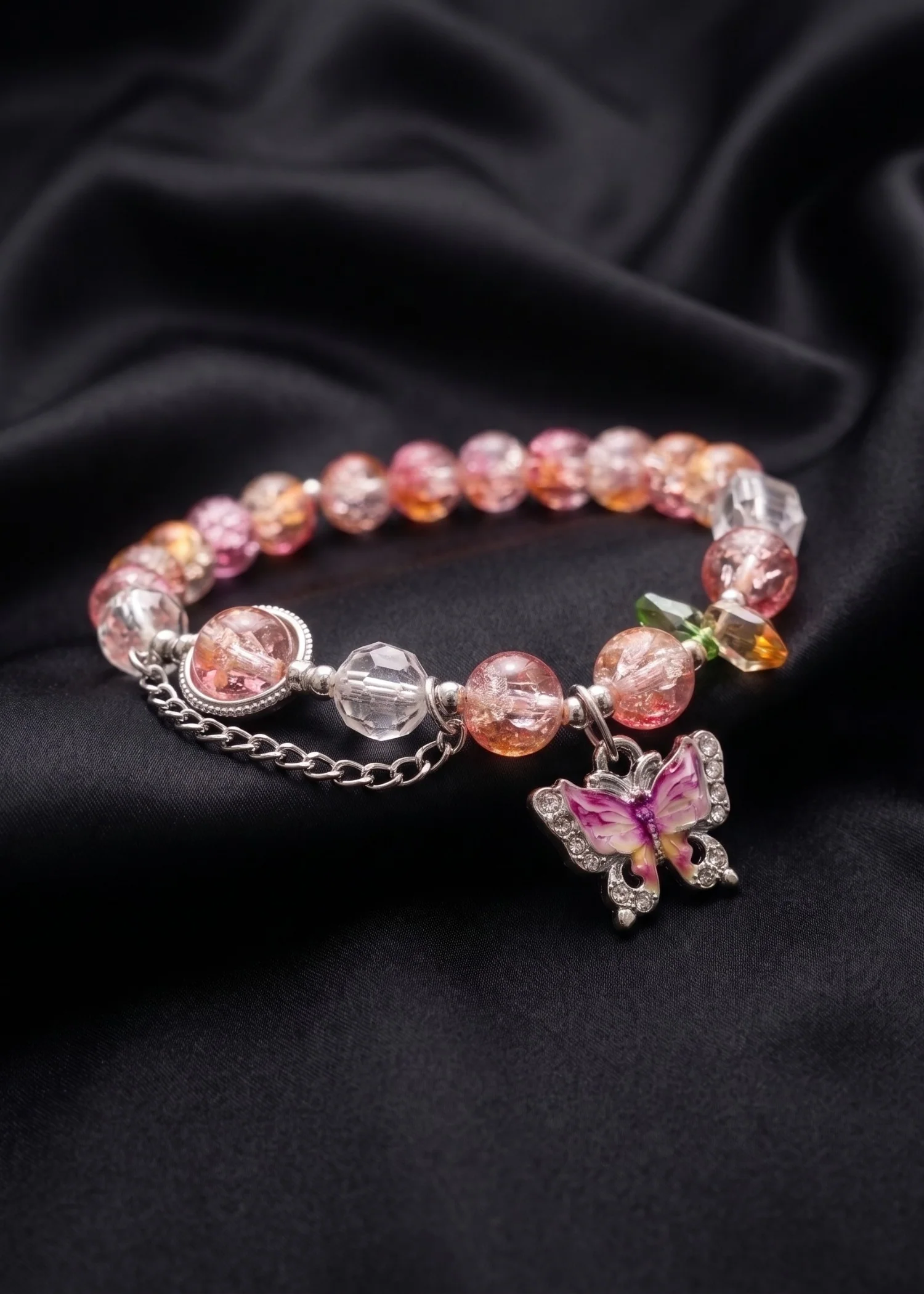 Bracelet in Orange Color by - Trendy Women Bracelet YBO0431