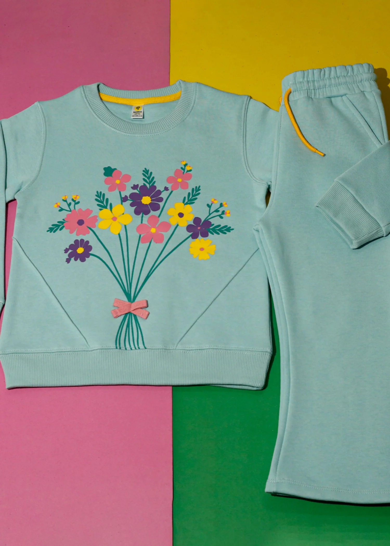 fleece Tracksuit in Aquamarine