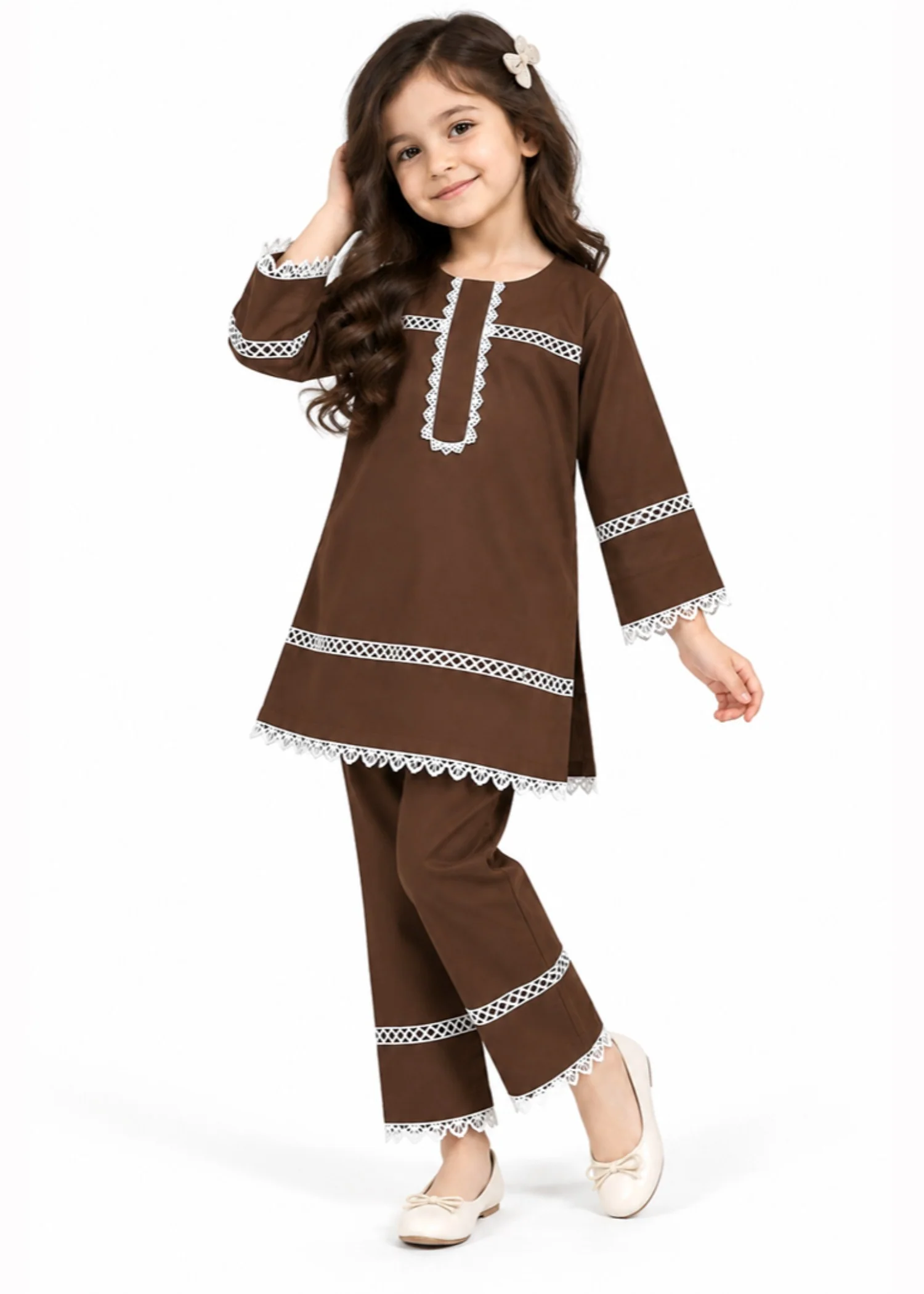 Co Ord Sets in Brunette brown - view 3