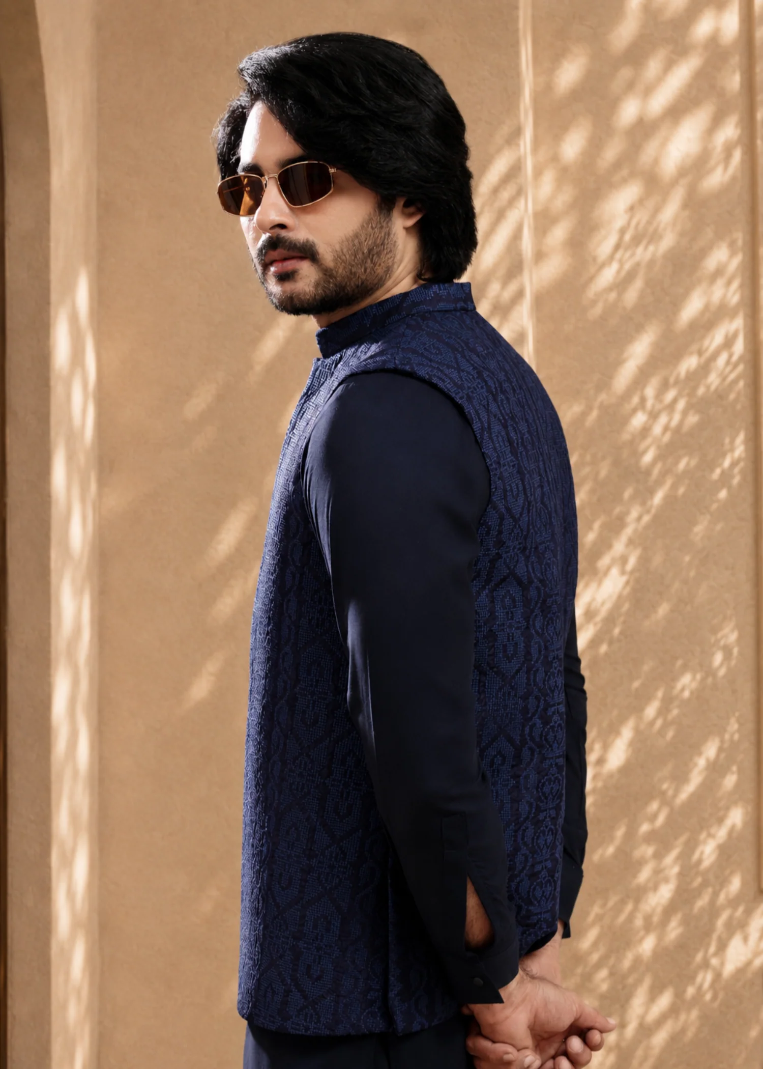 suiting Waistcoat in Dark blue - view 4