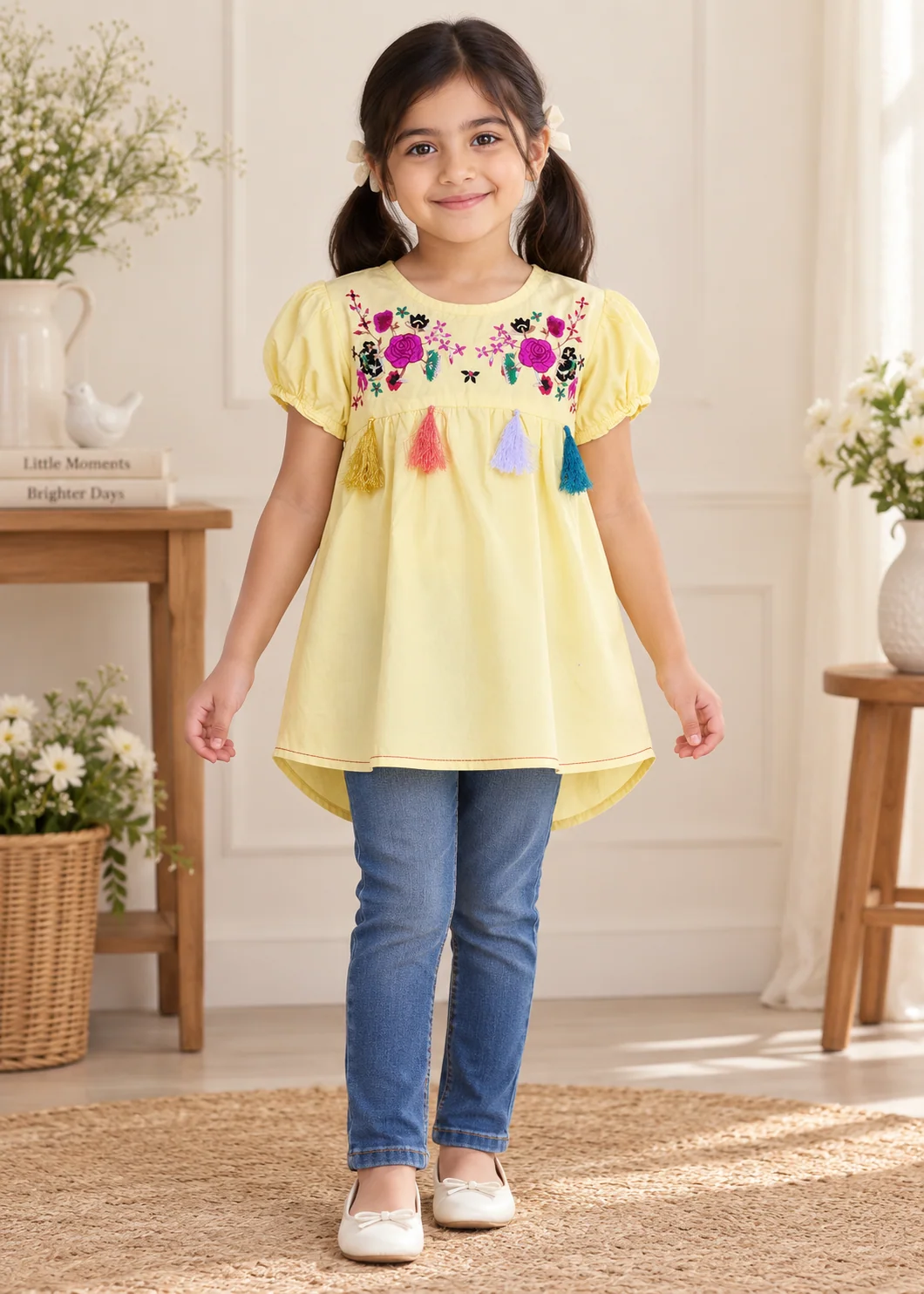 Top in Pale yellow - view 5