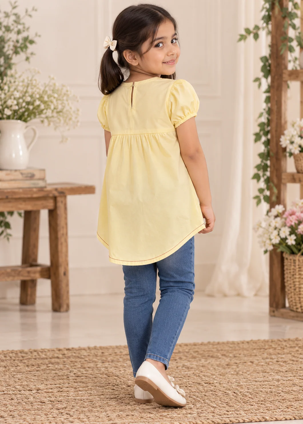 Top in Pale yellow - view 8