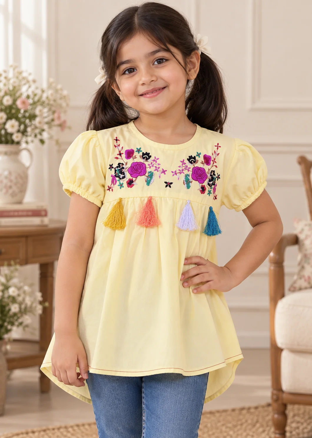 Top in Pale yellow