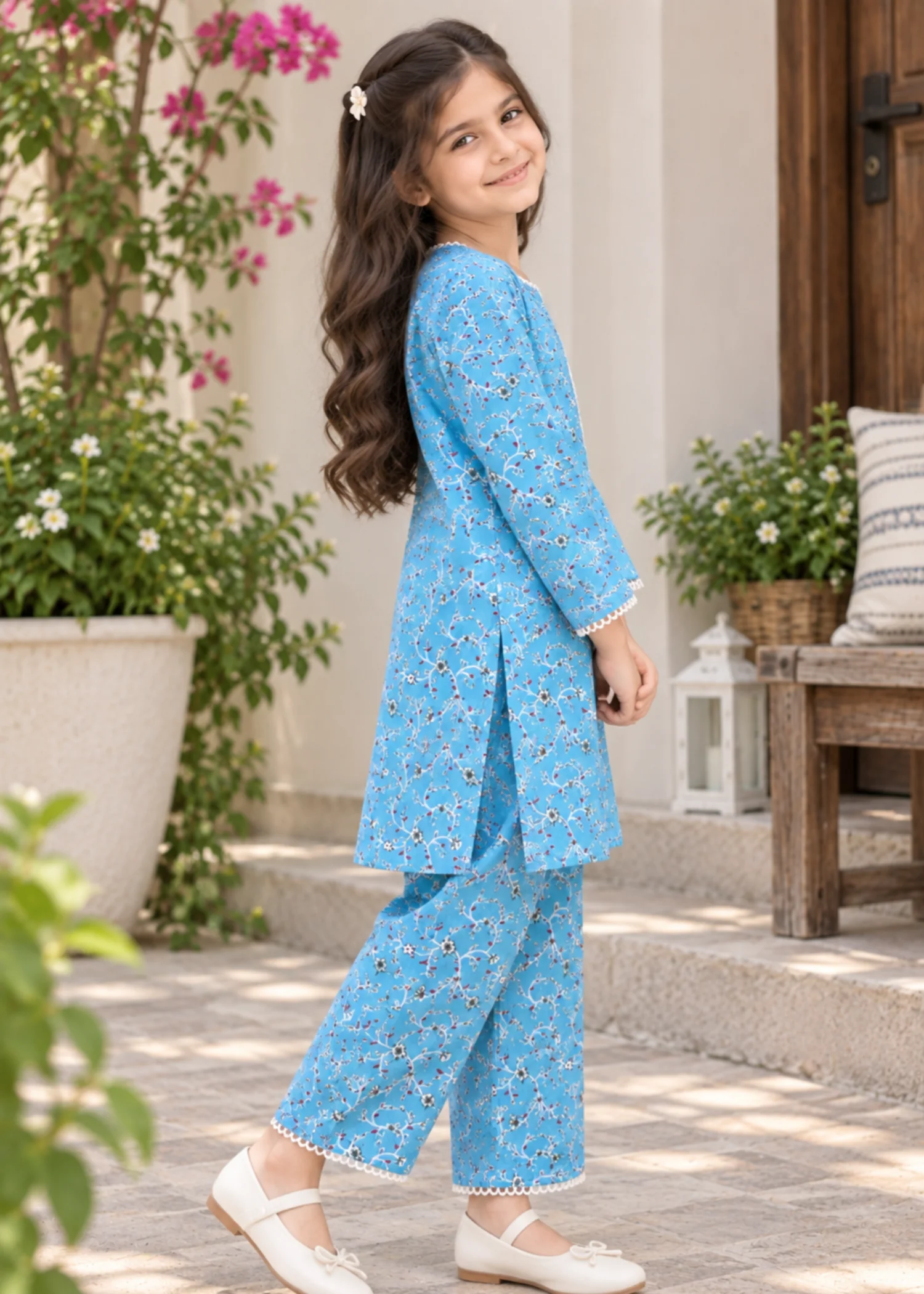Co Ord Sets in Sky blue - view 2