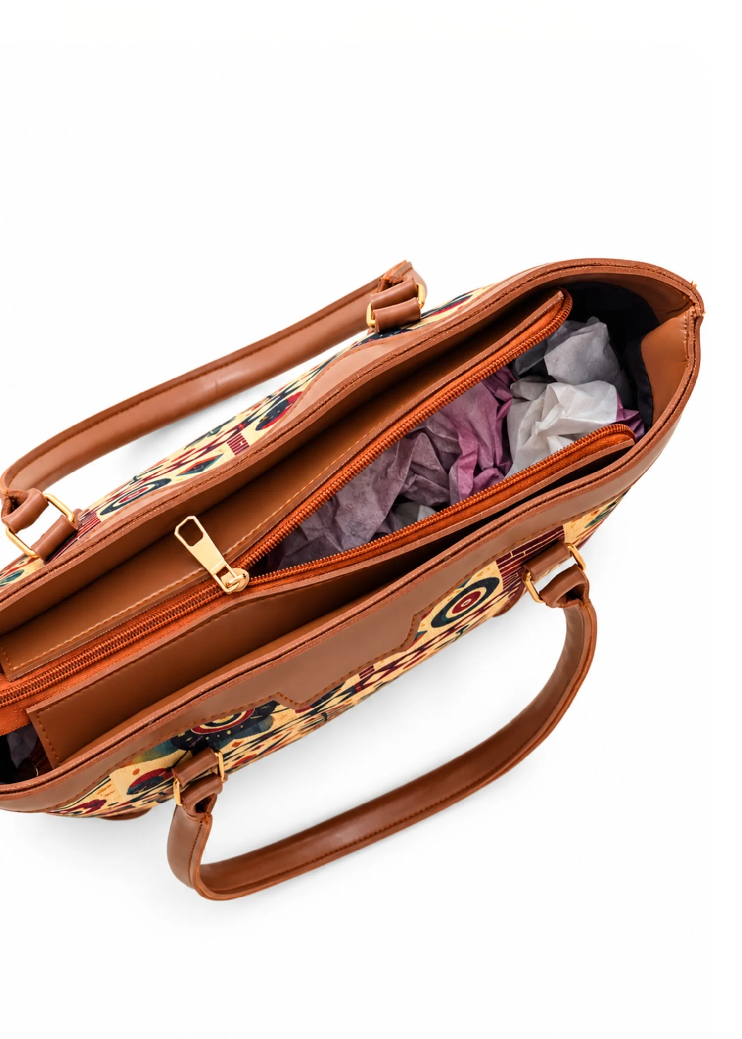 Tote Bag in Brown Color by - Trendy Women Tote Bag DJX5156 - view 3
