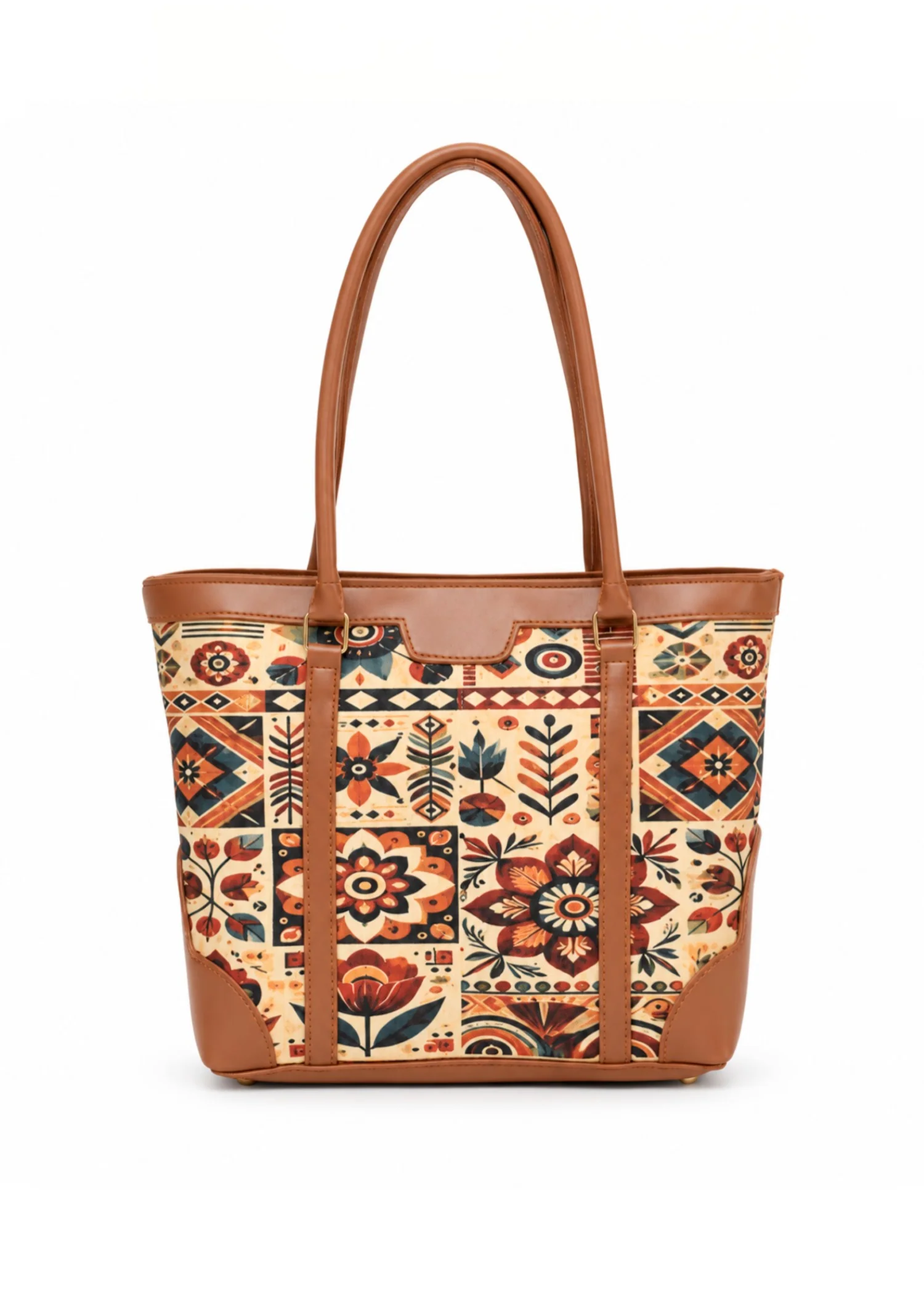 Tote Bag in Brown Color by - Trendy Women Tote Bag DJX5156 - tote bag with water bottle pocket at ShoplyHub