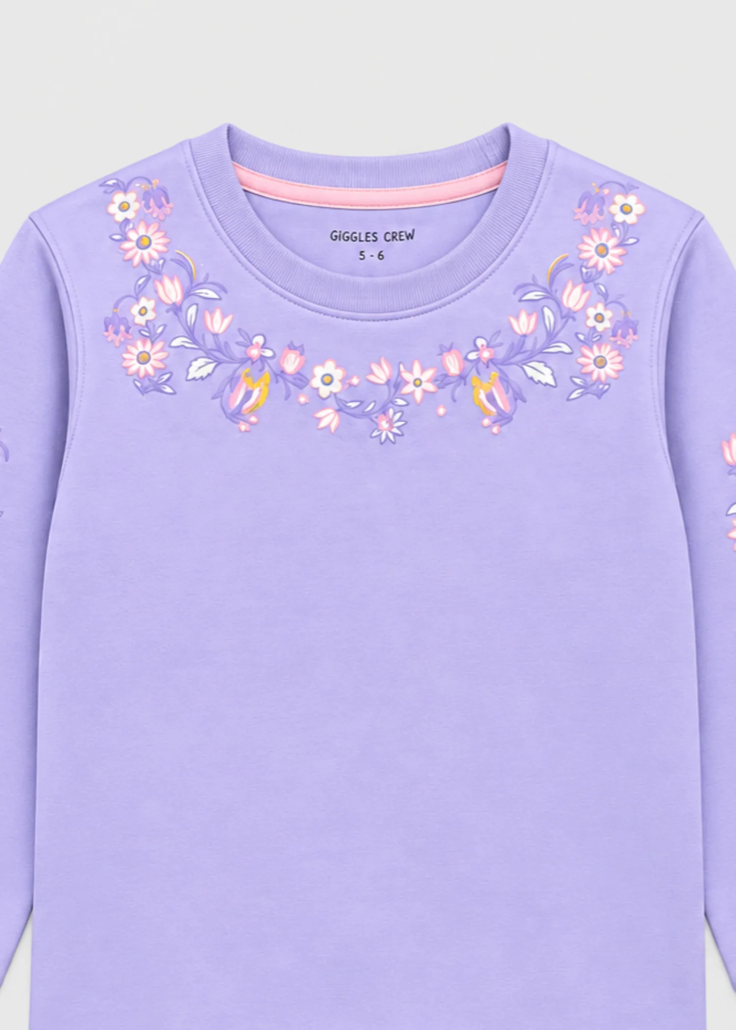 fleece Sweatshirt in Lavender - view 2
