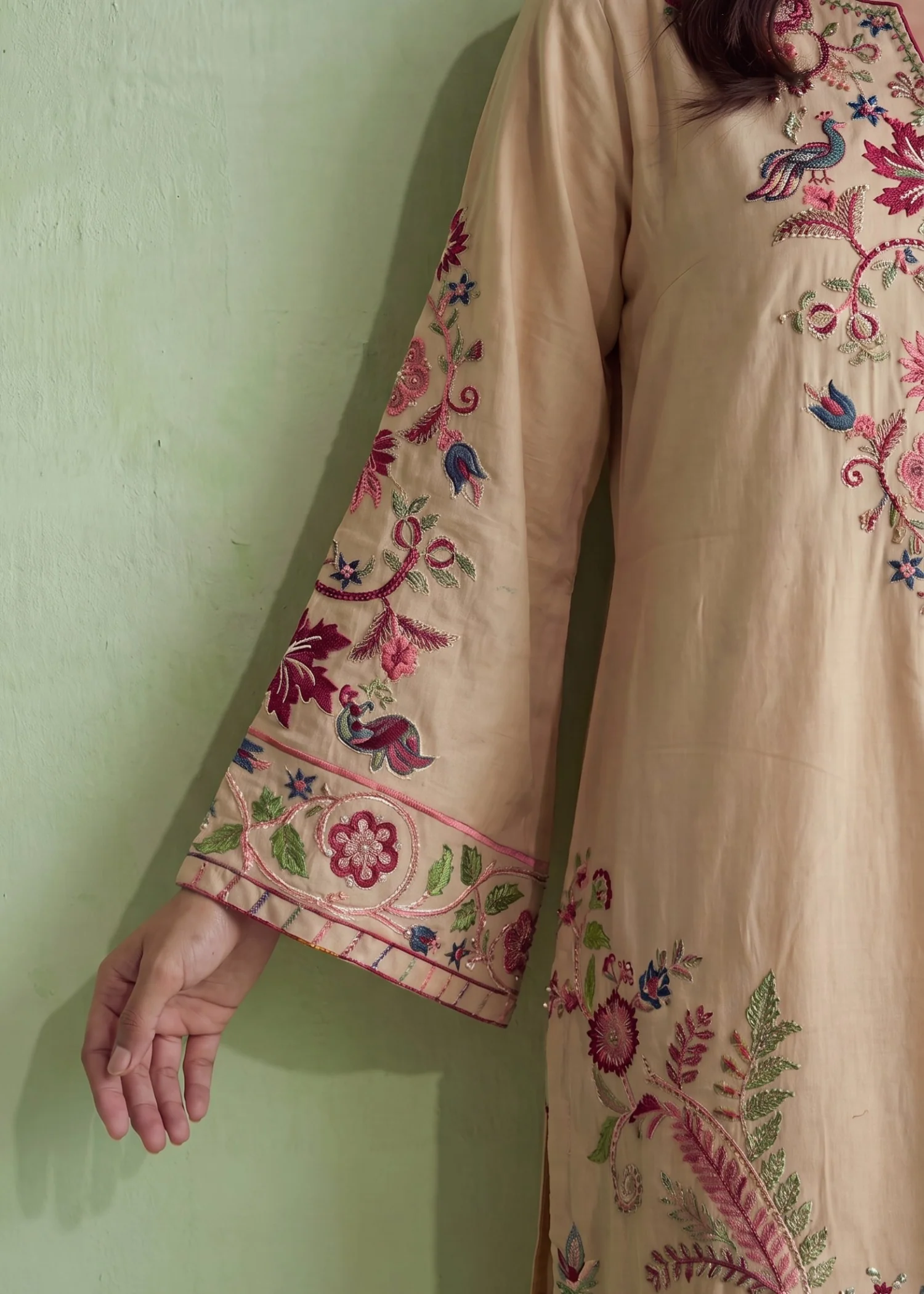 lawn Kurta Set in Pearl white - view 5