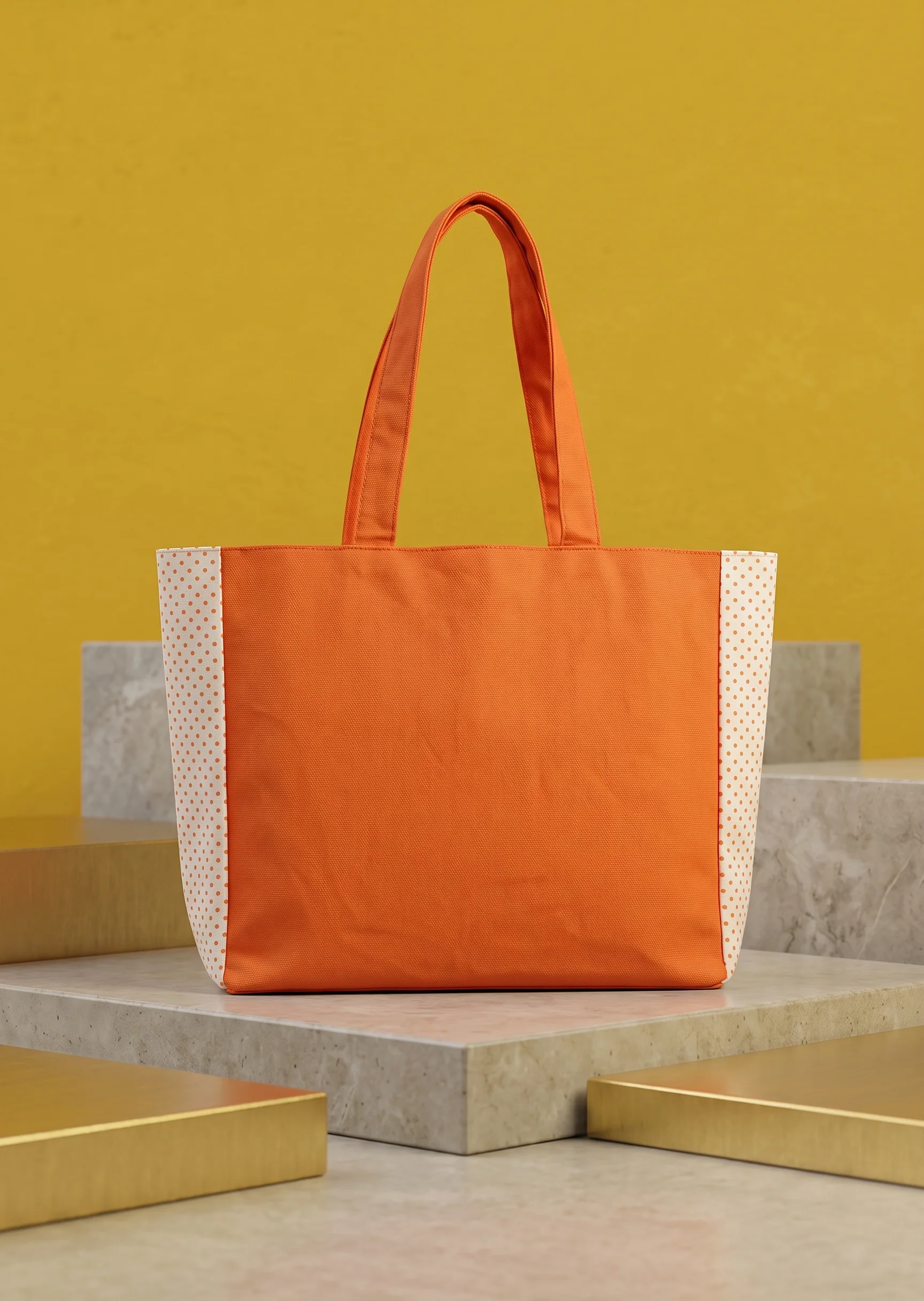 Shoulder Bag in Yellow-orange Color by - Trendy Women Shoulder Bag TSV8459 - view 2