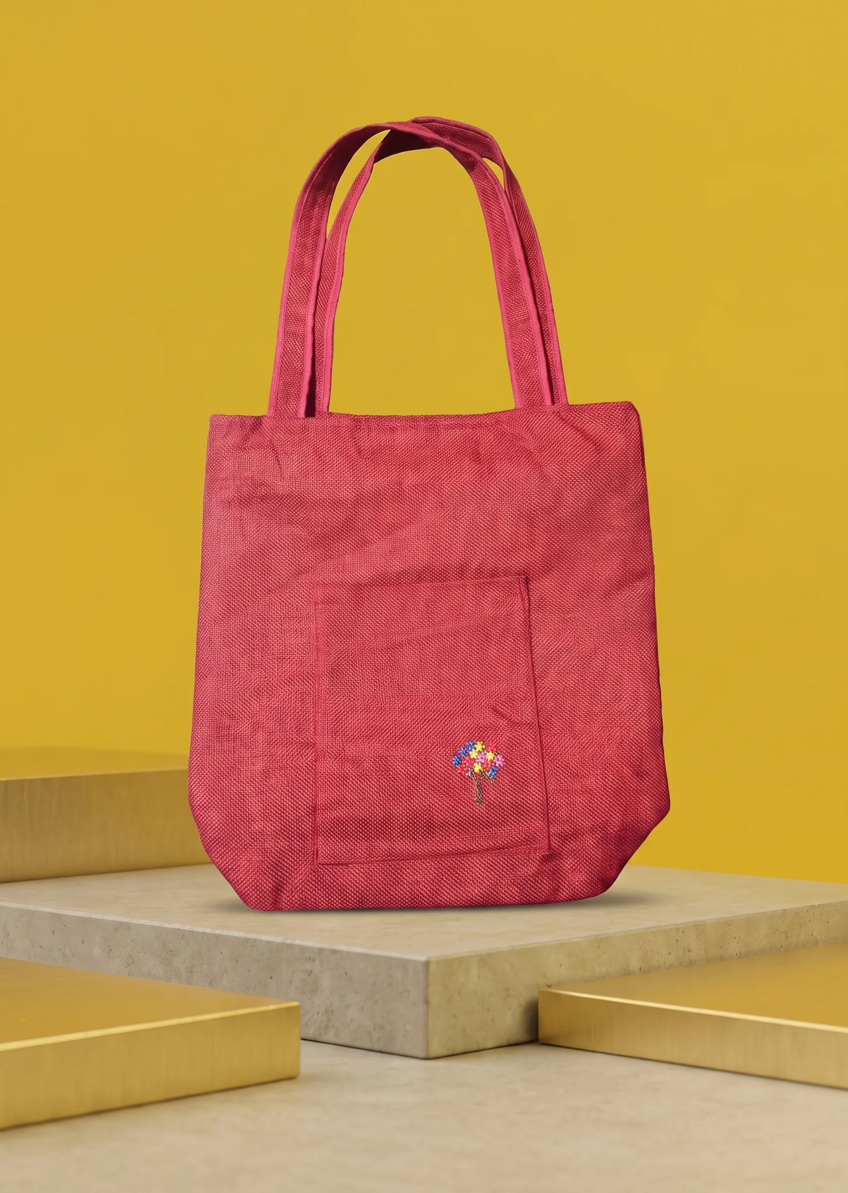 Shoulder Bag in Tomato red Color by - Trendy Women Shoulder Bag COD6682 - view 2