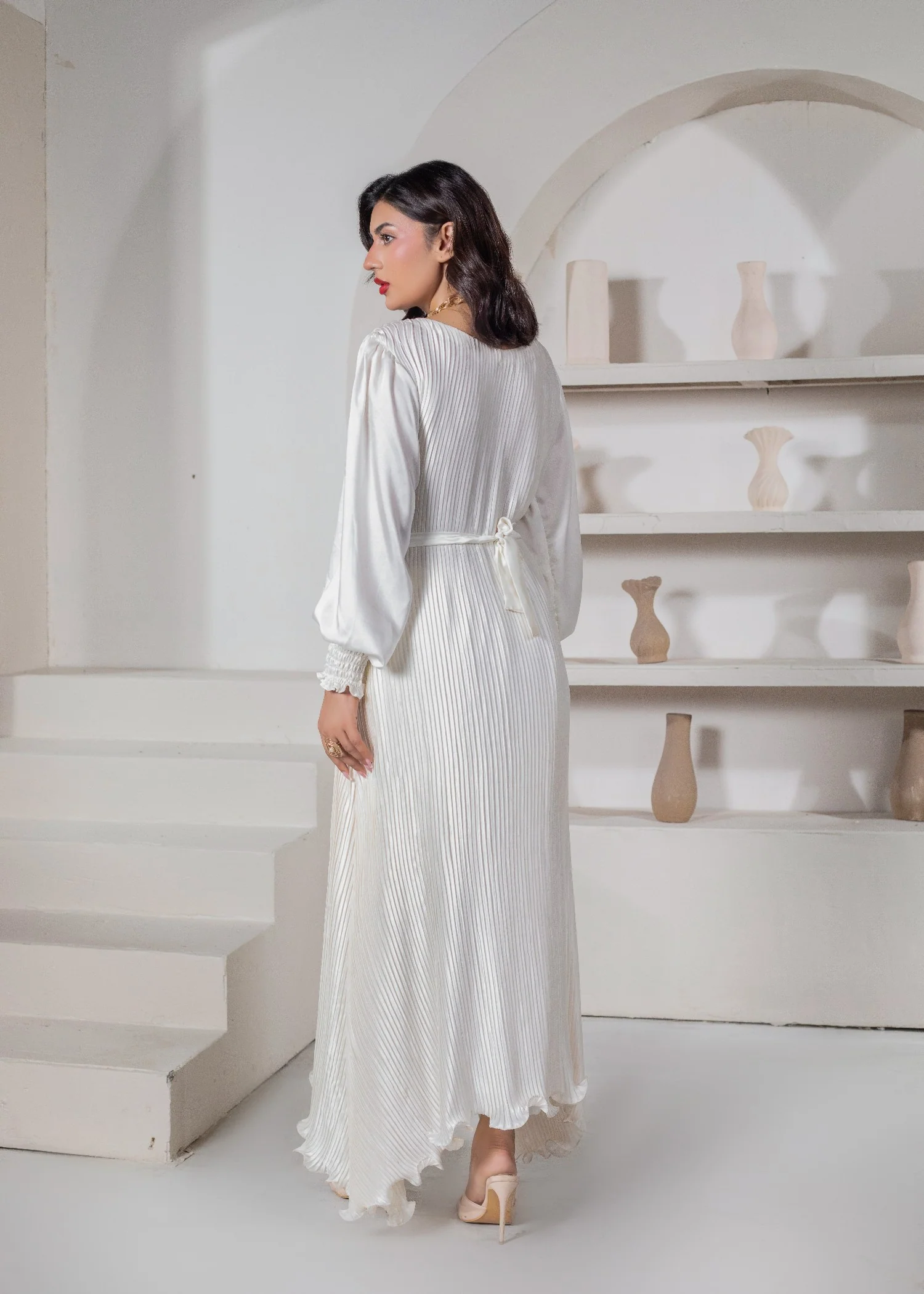 charmuse/shamooz Dress in Ivory - view 5