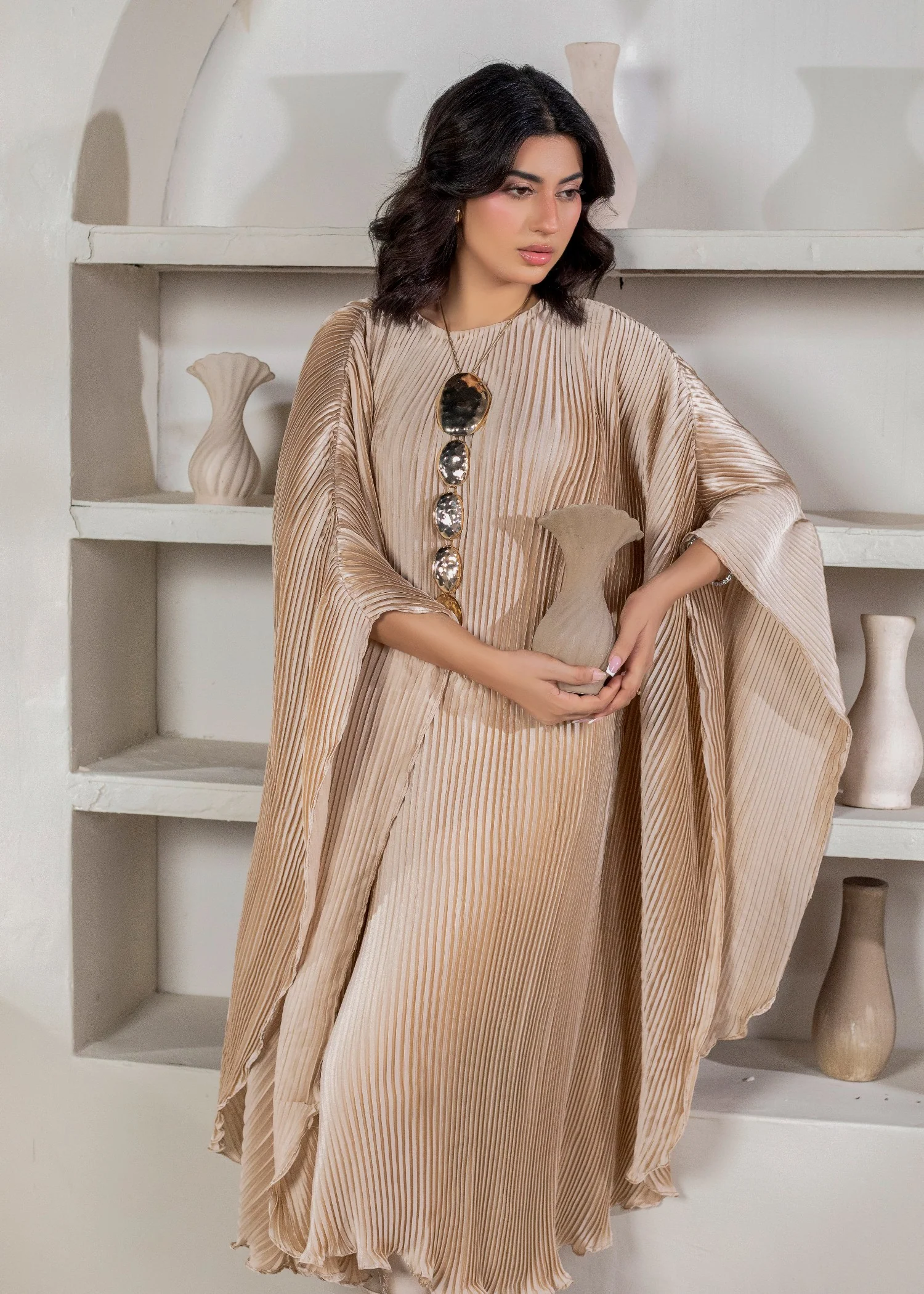 charmuse/shamooz Kaftan in Goldenrod - view 2