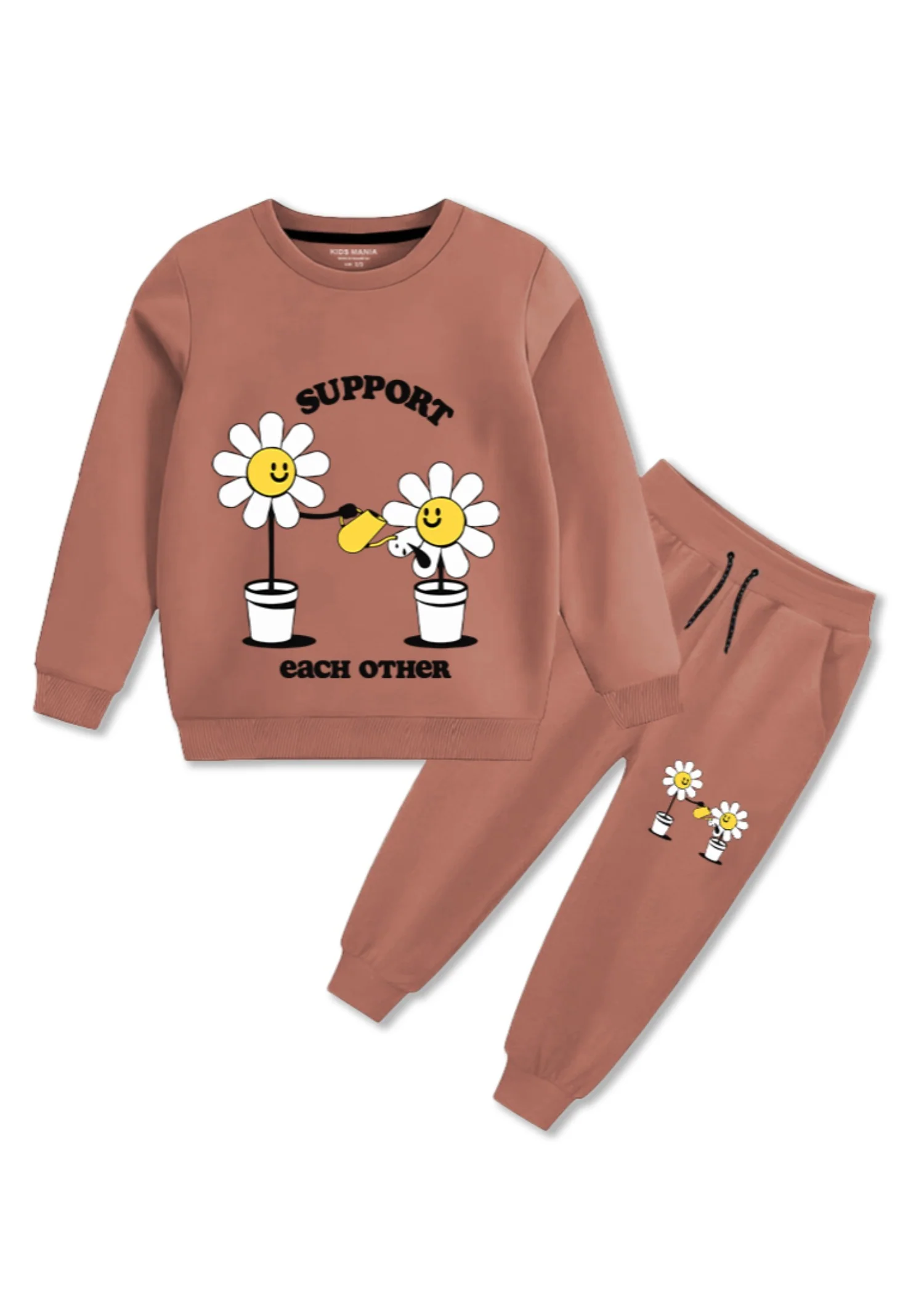 Co Ord Sets in Peach pink - view 3
