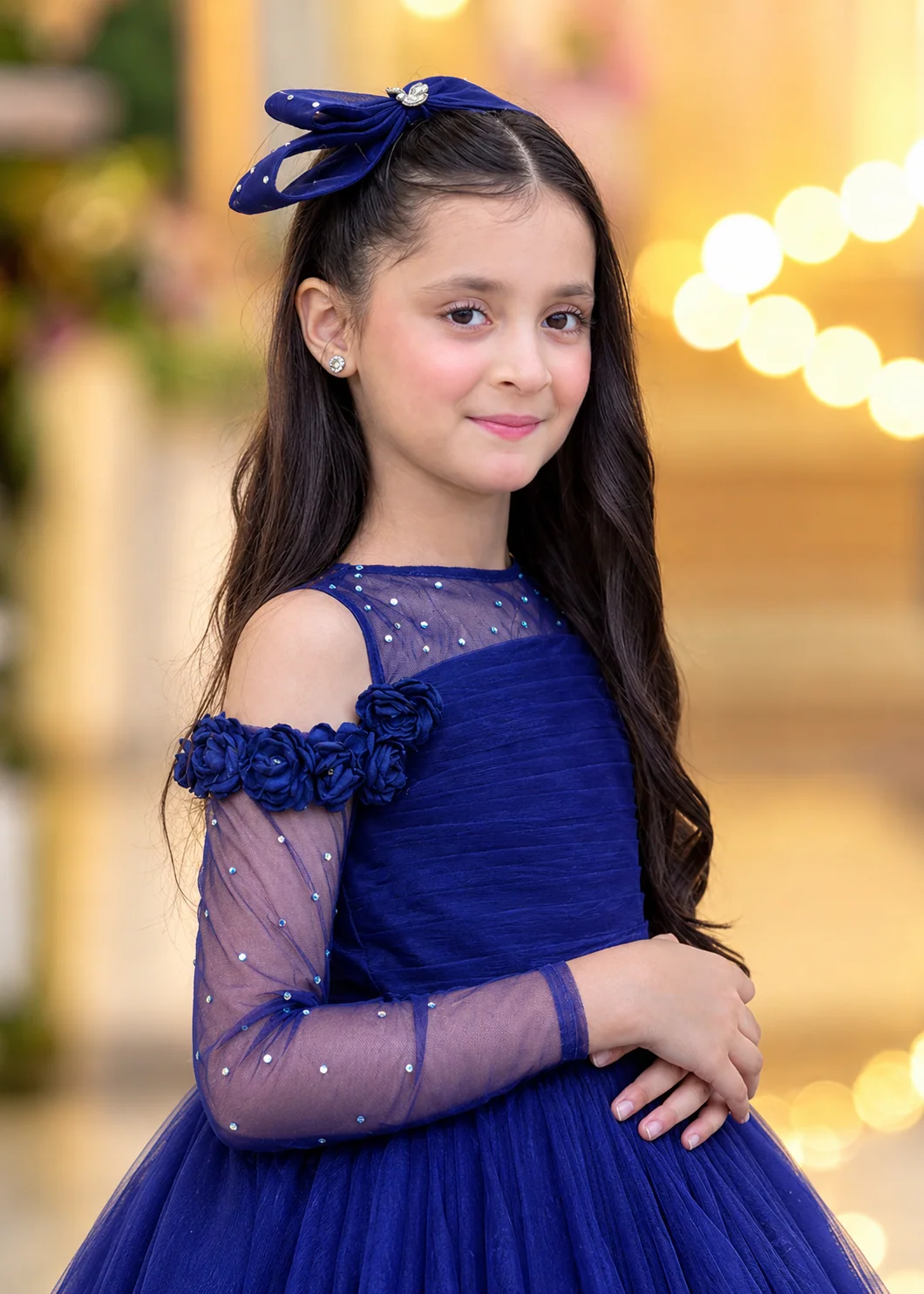 net Frock in Midnight blue - view 4