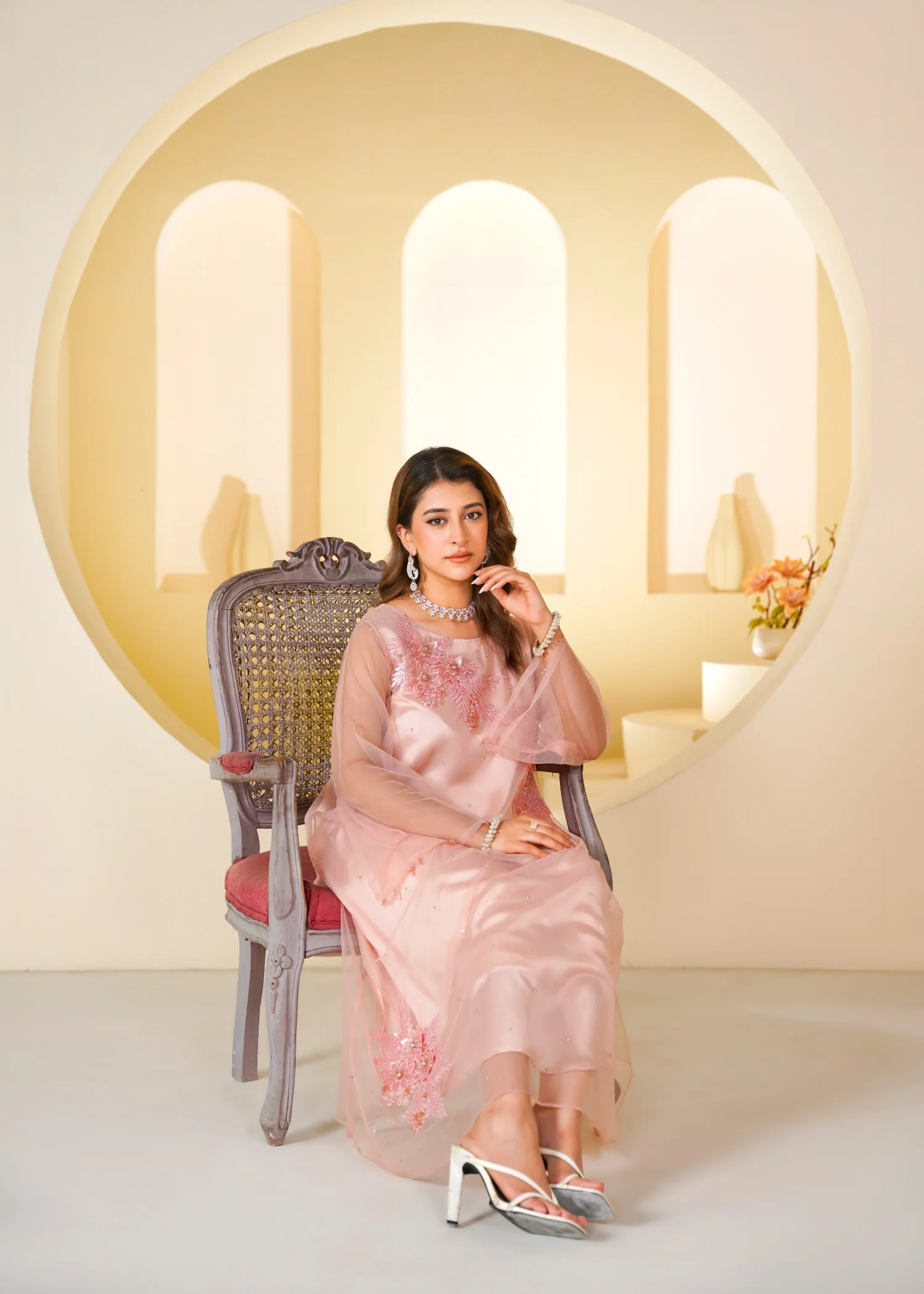 charmuse/shamooz Maxi in Blush pink - view 4