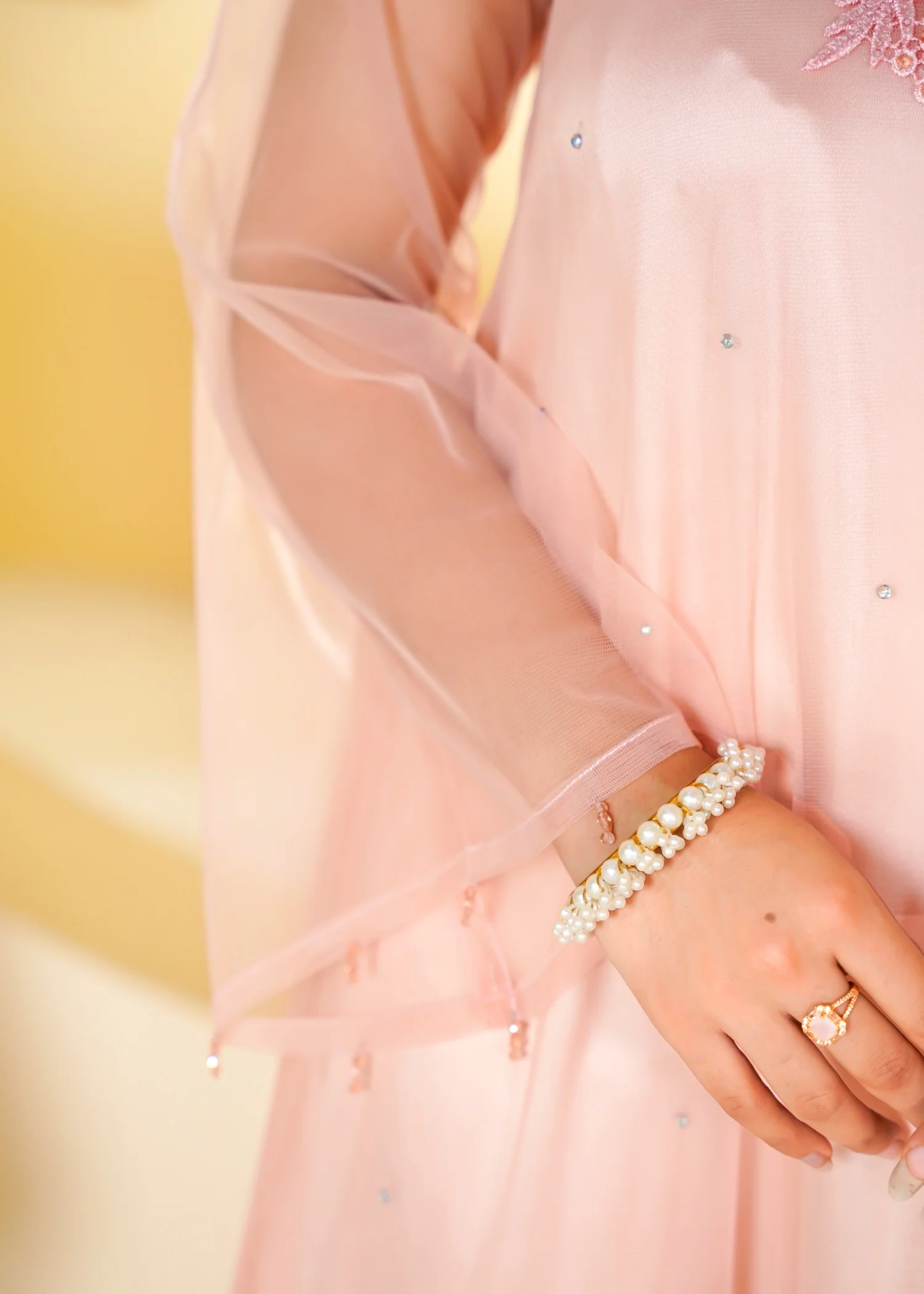 charmuse/shamooz Maxi in Blush pink - view 8