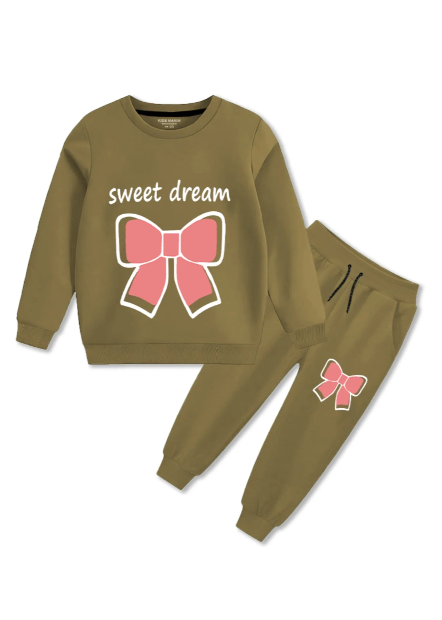 Co Ord Sets in Olive green - view 3
