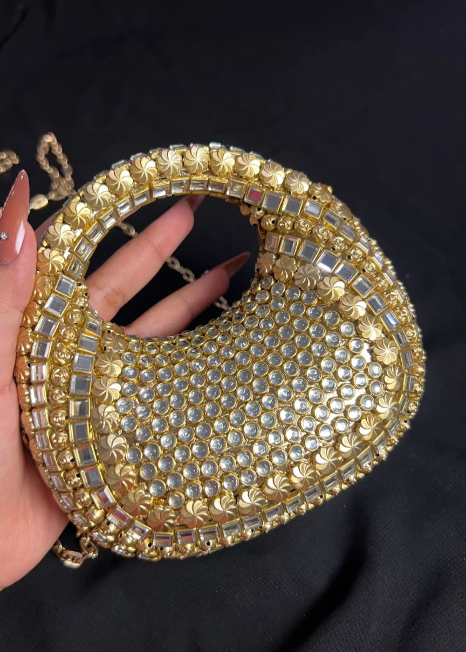 Clutch in Gold Color by - Trendy Women Clutch STV7889 - view 4