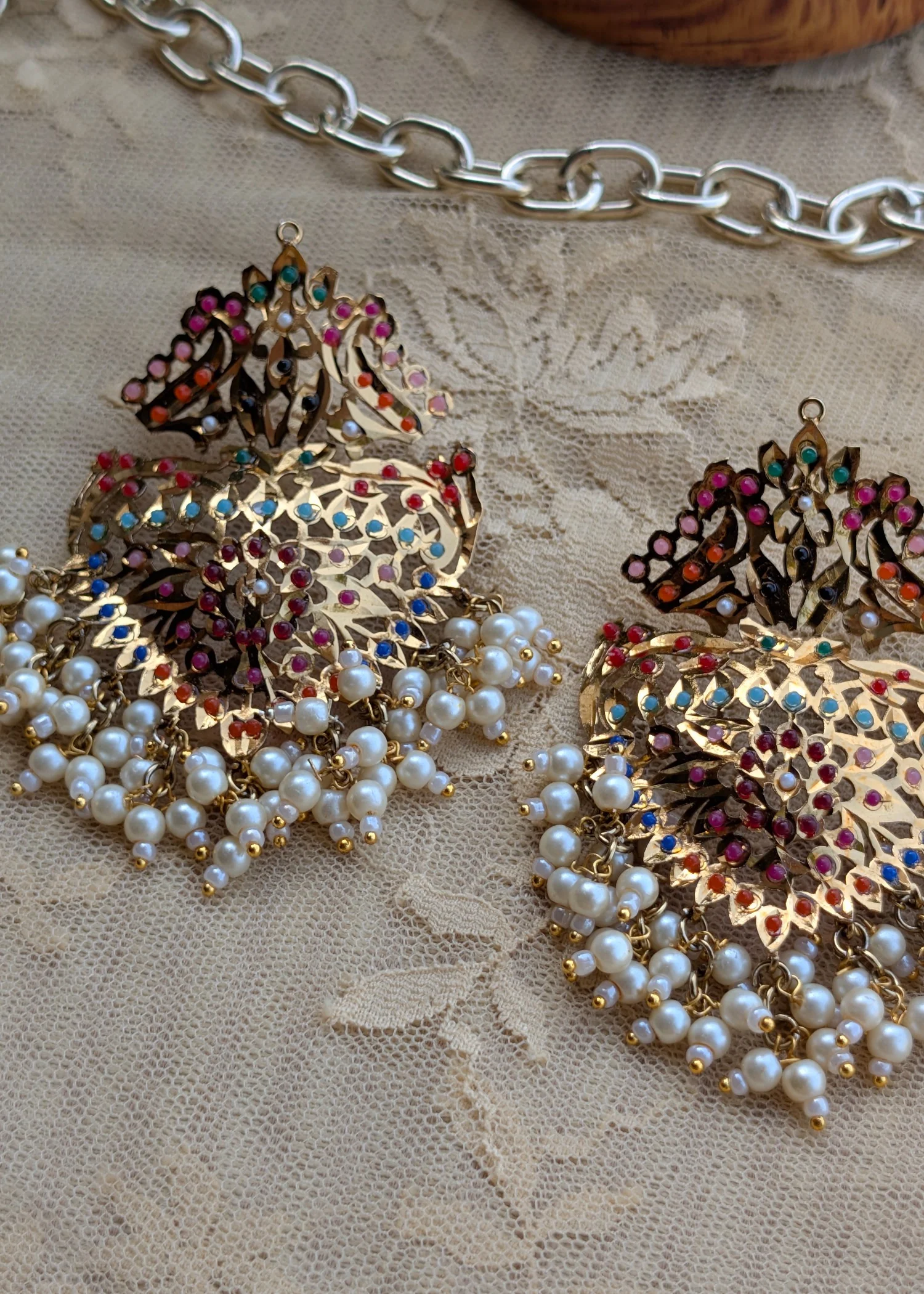 Earrings in Multi Color by - Trendy Women Earrings ISU1368