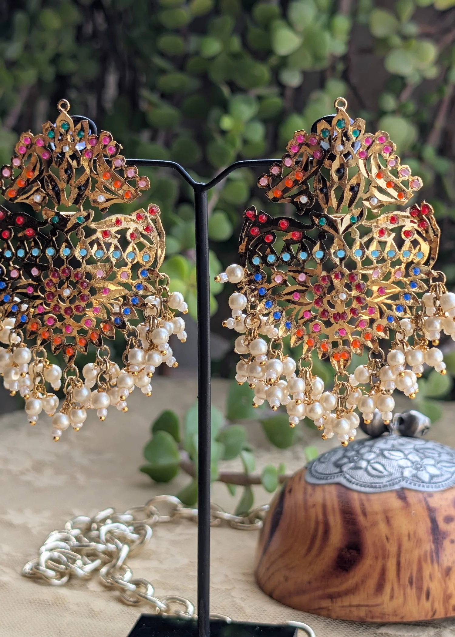 Earrings in Multi Color by - Trendy Women Earrings ISU1368 - view 4