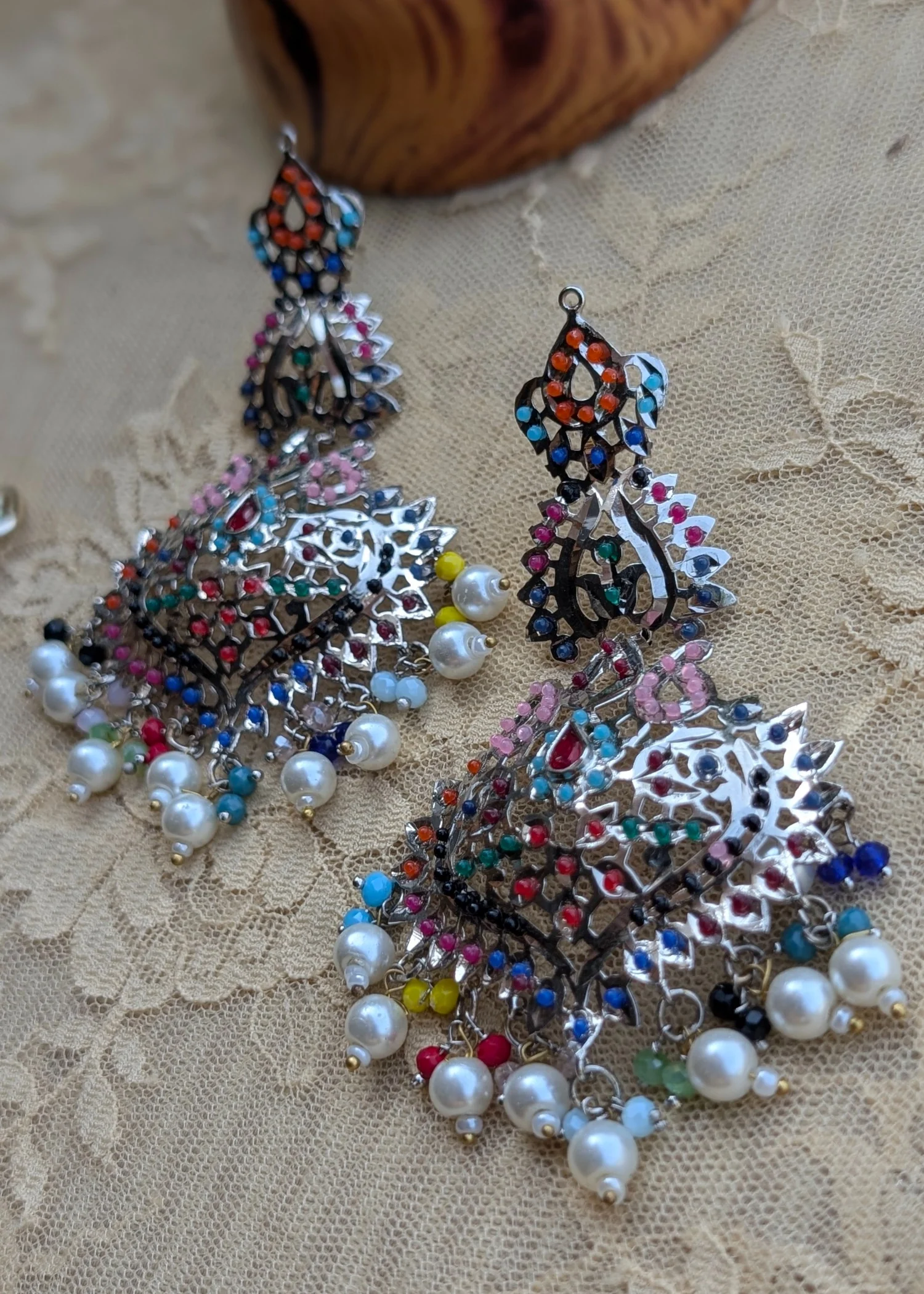 Earrings in Multi Color by - Trendy Women Earrings TXC9324