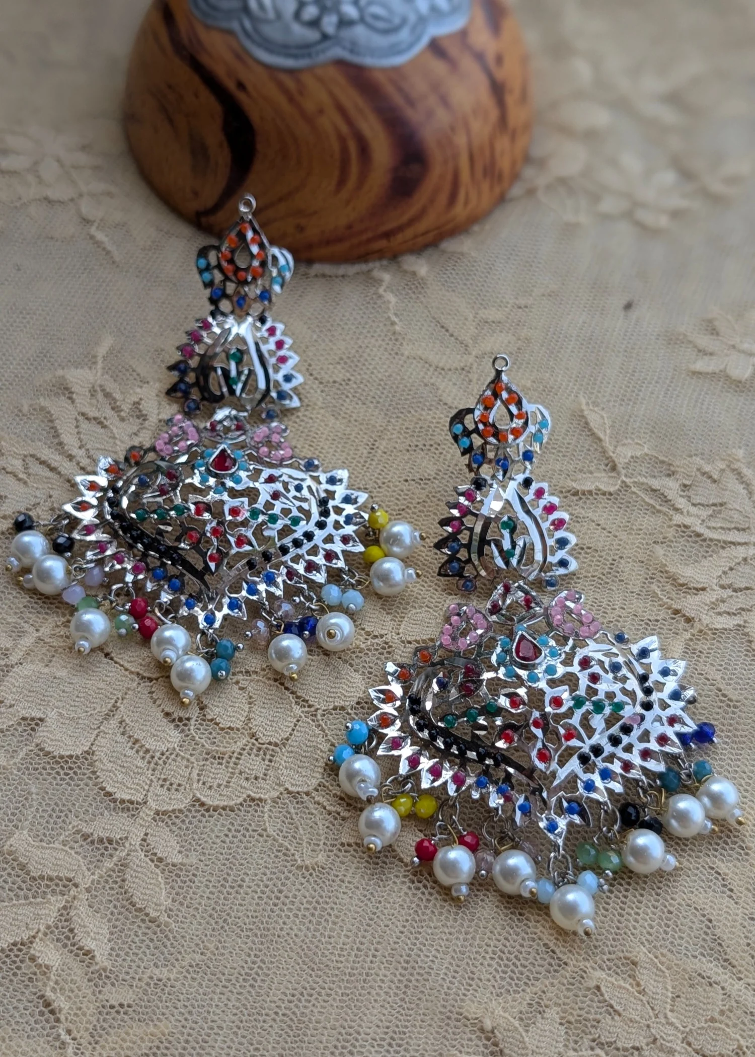Earrings in Multi Color by - Trendy Women Earrings TXC9324 - view 4