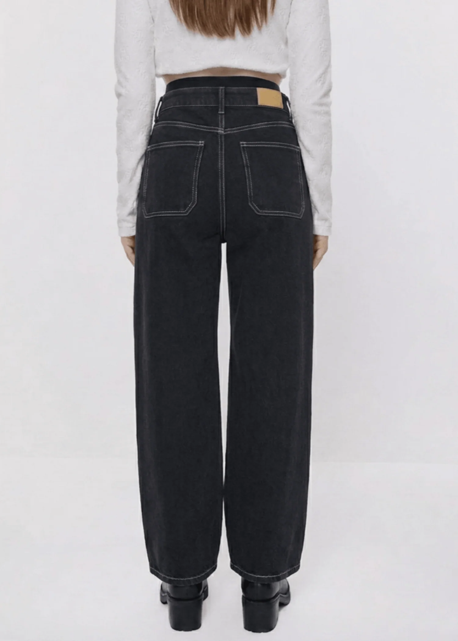 denim Jeans in Black - view 2