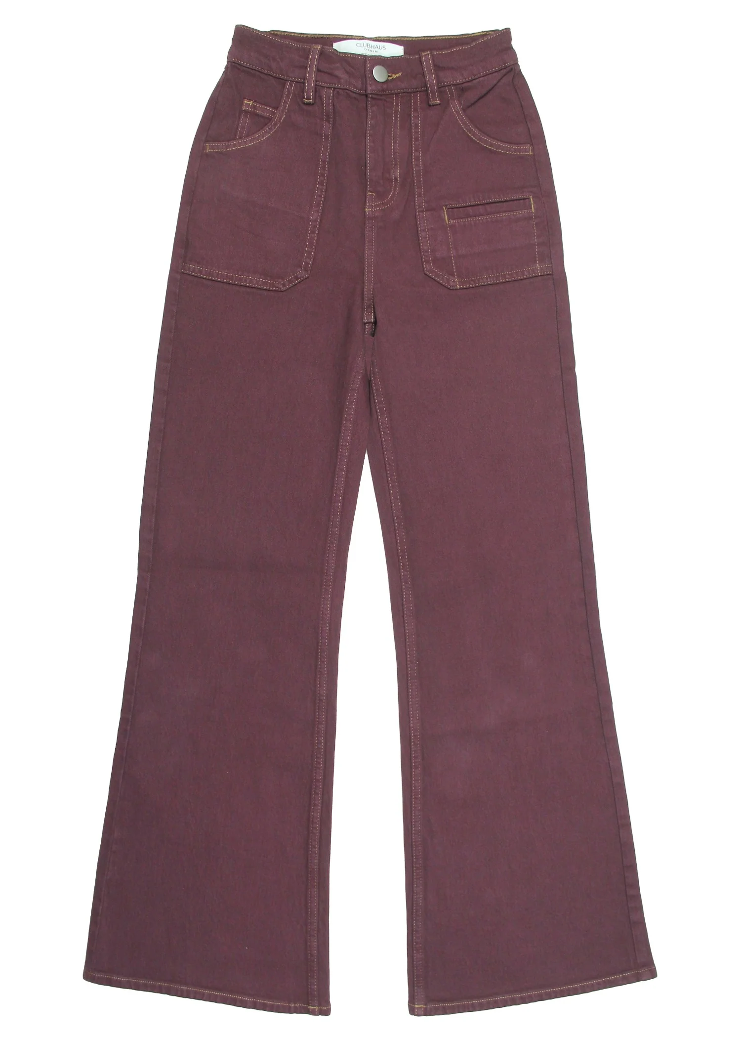 denim Jeans in Mulberry - view 2