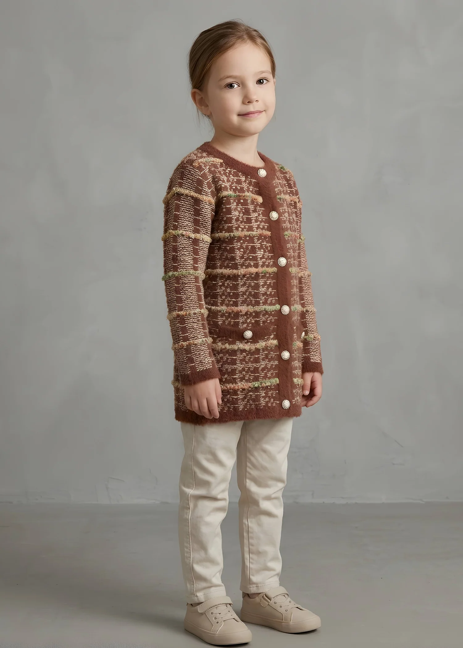 wool Sweater in Brown - view 2