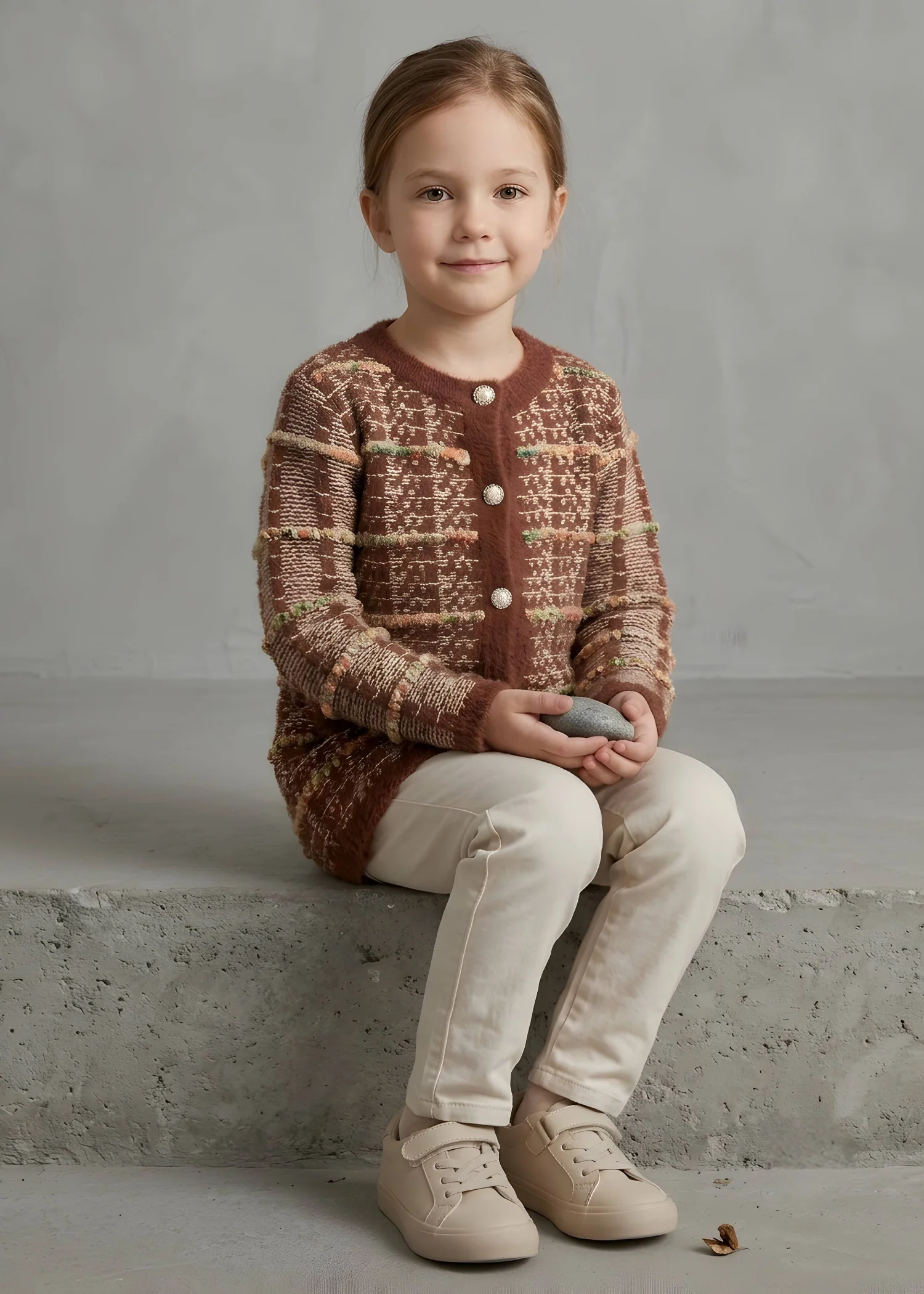 wool Sweater in Brown - view 3