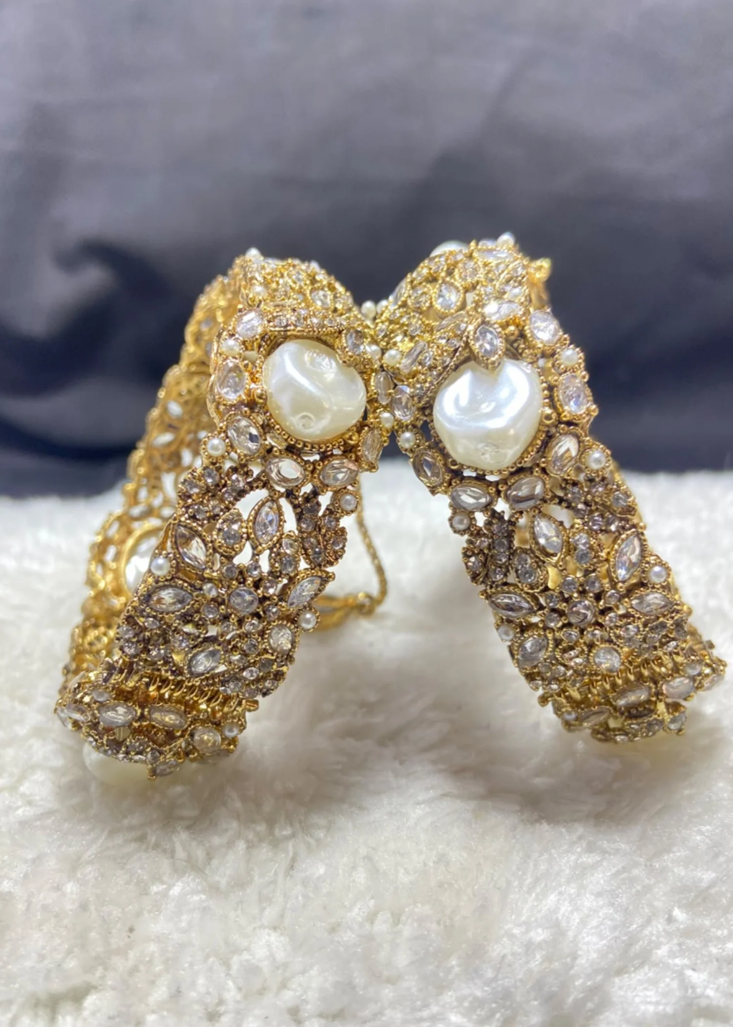 Bangles in Gold Color by - Trendy Women Bangles WHQ5921 - view 3