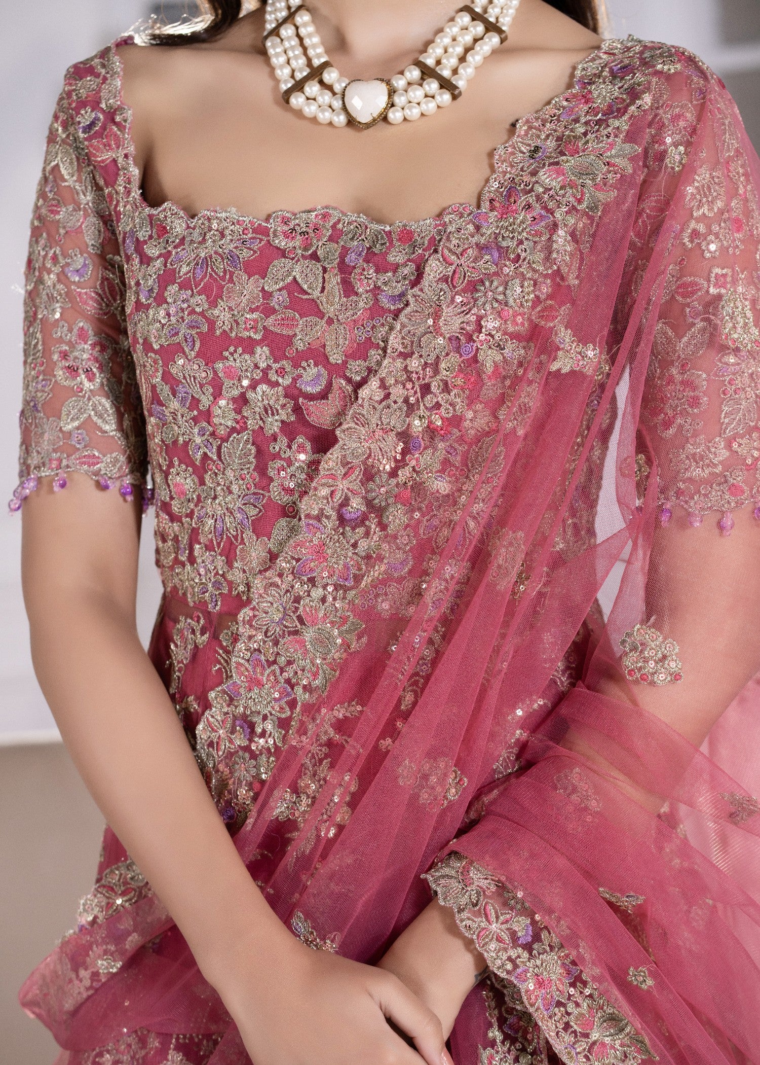 net Unstitched in Bubblegum pink - view 3