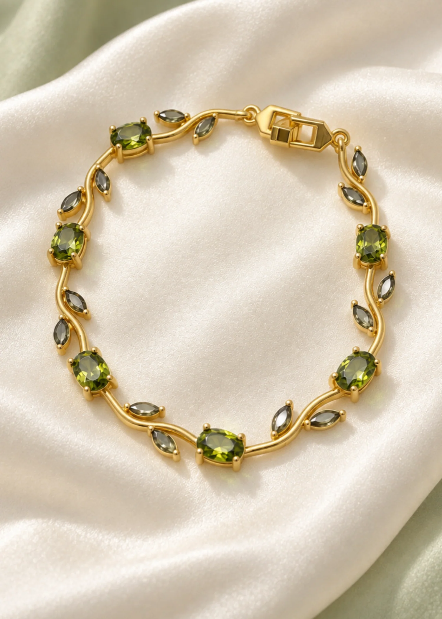 Bracelet in Olive green Color by - Trendy Women Bracelet OQU8602 - view 2