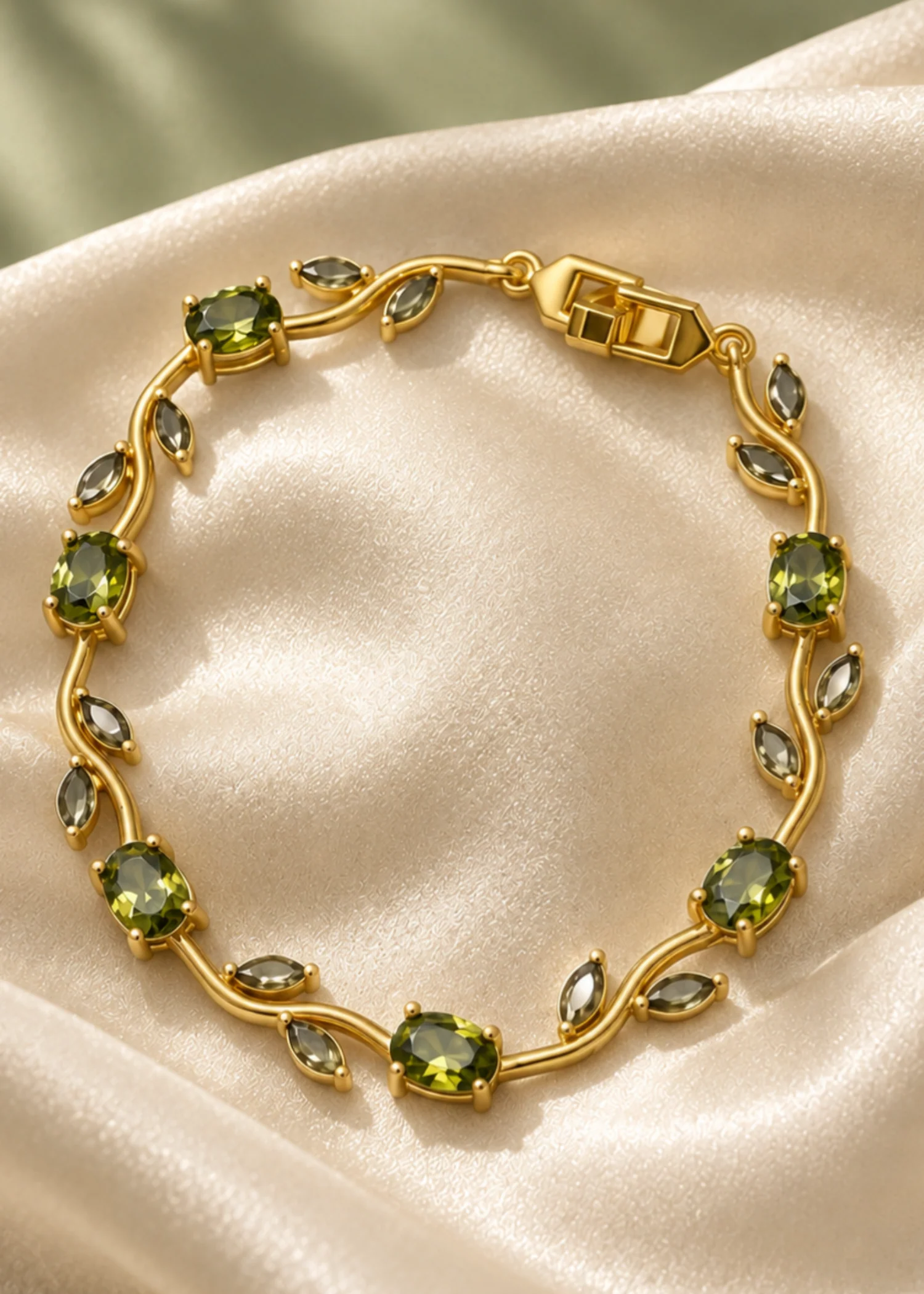 Bracelet in Olive green Color by - Trendy Women Bracelet OQU8602 - view 4