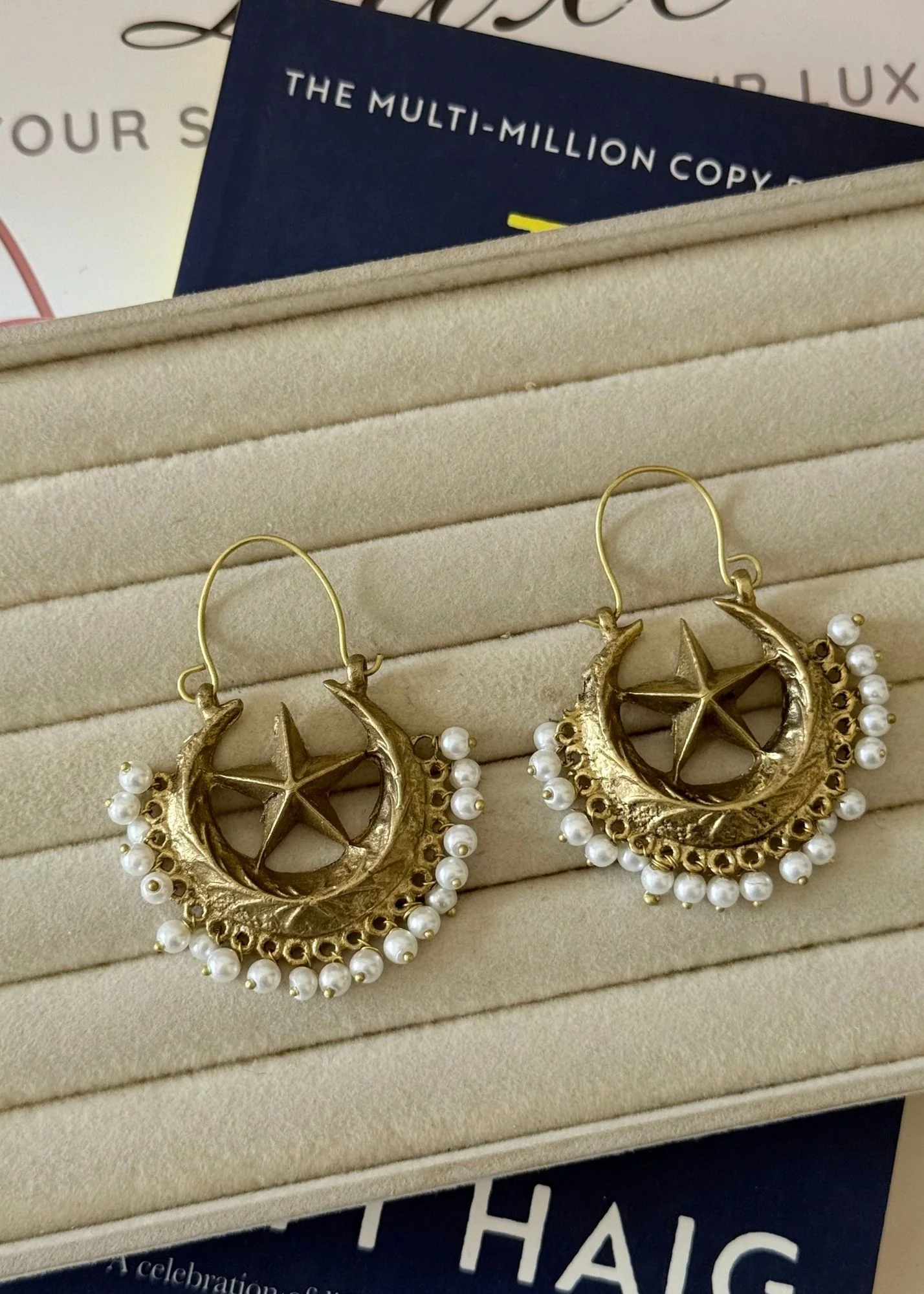 Earrings in Gold Color by - Trendy Women Earrings JOR9889 - view 5