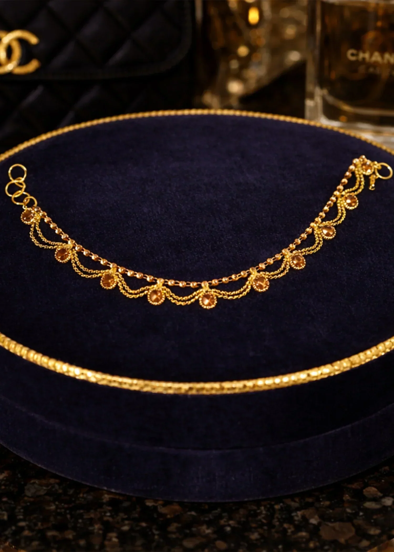 Anklet in Gold Color by - Trendy Women Anklet AXT5413 - view 2