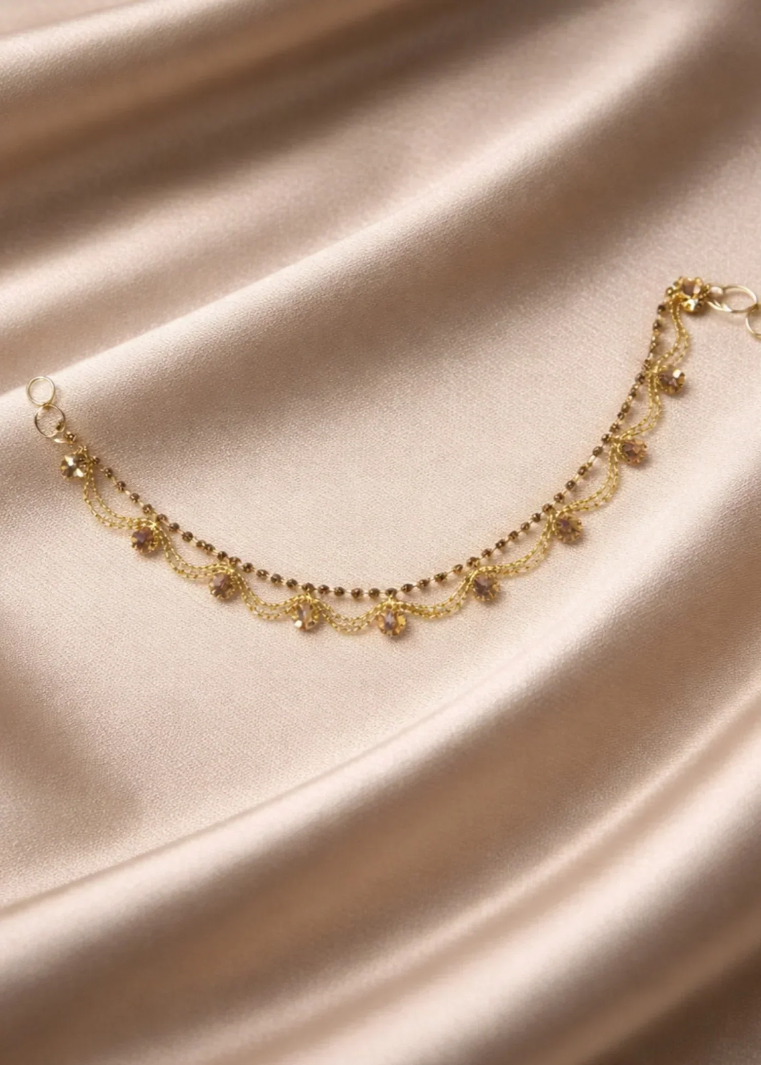 Anklet in Gold Color by - Trendy Women Anklet AXT5413 - view 3