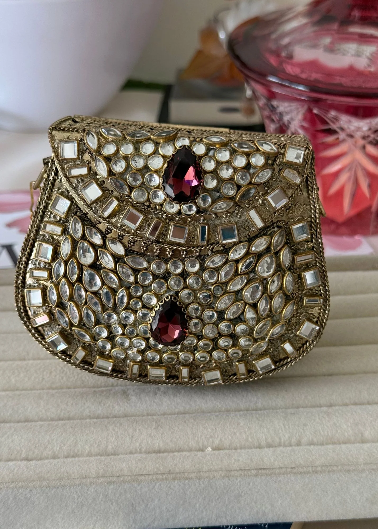 Clutch in Gold Color by - Trendy Women Clutch EJW2868 - view 3