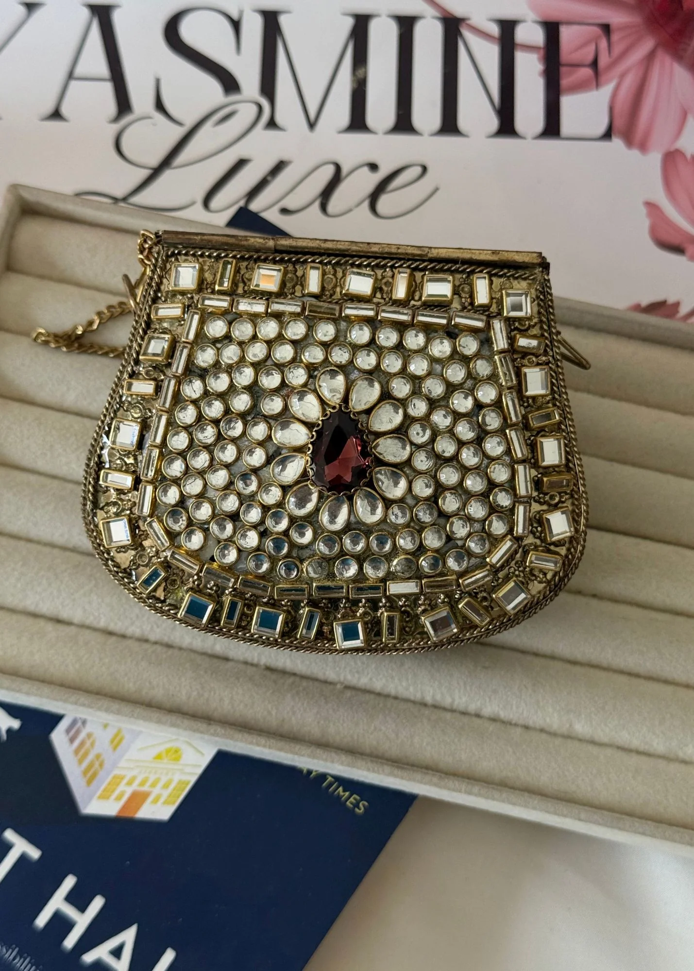 Clutch in Gold Color by - Trendy Women Clutch EJW2868 - view 5