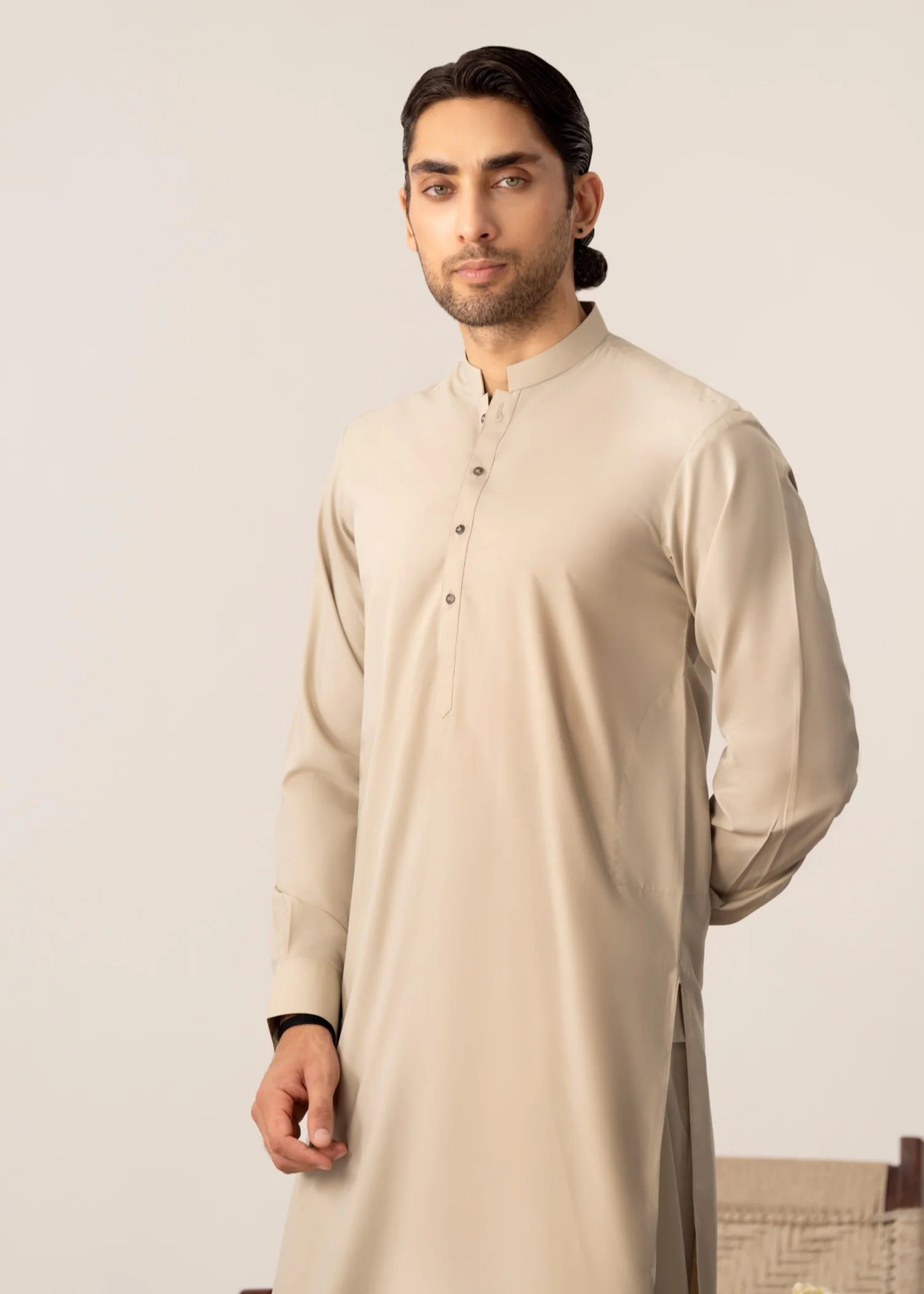 suiting Waistcoat in Beige - view 4