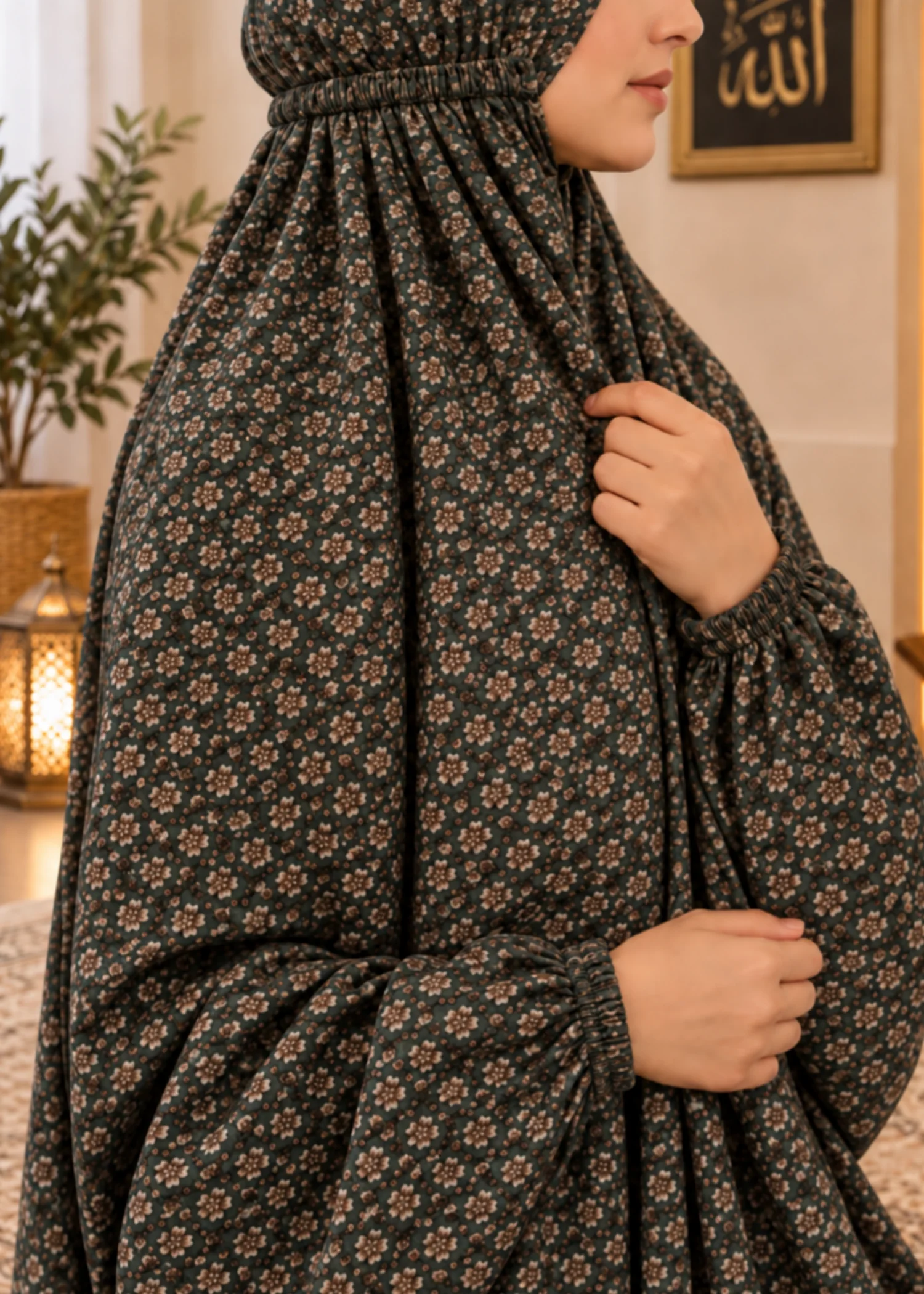 poly lawn Chaddar in Dark green - view 3