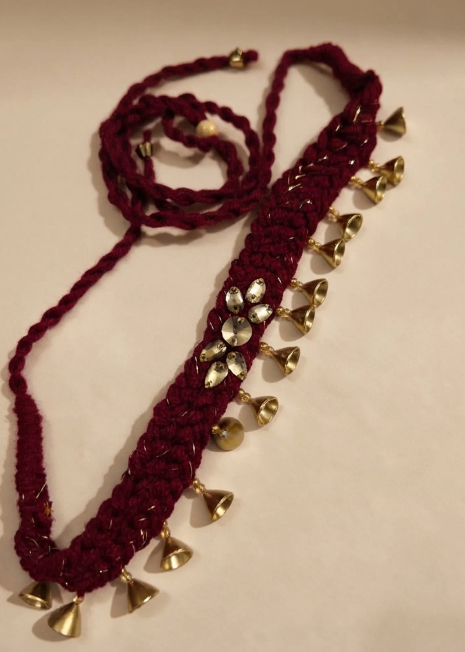 Necklace in Maroon Color by - Trendy Women Necklace NFR7564 - view 2