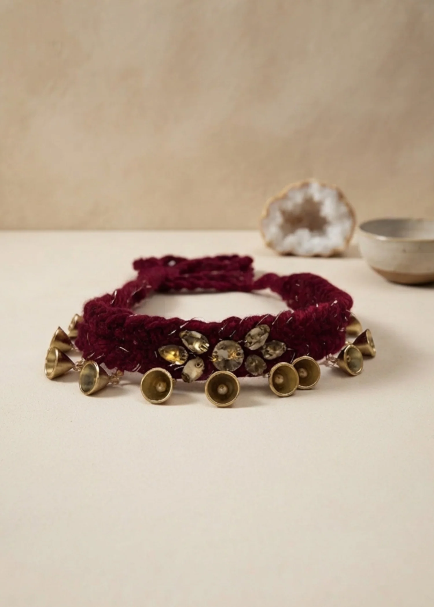 Necklace in Maroon Color by - Trendy Women Necklace NFR7564