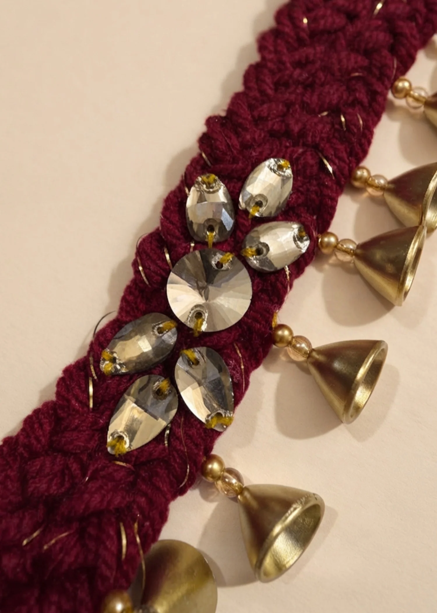Necklace in Maroon Color by - Trendy Women Necklace NFR7564 - view 3