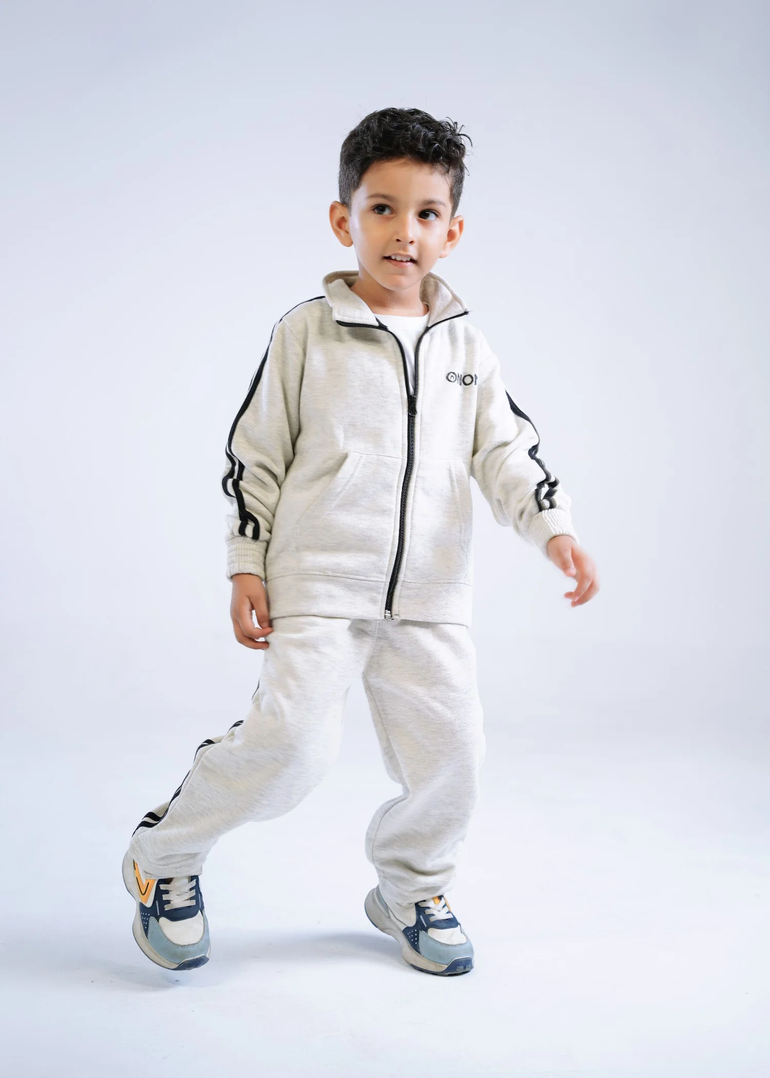 fleece Tracksuit in Grey - view 6